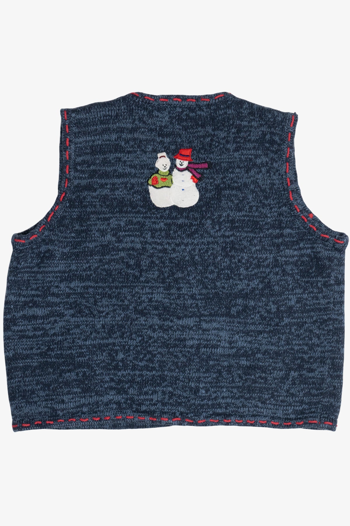 Vintage Hampshire Studio Snowmen Ugly Christmas Vest (1990s)