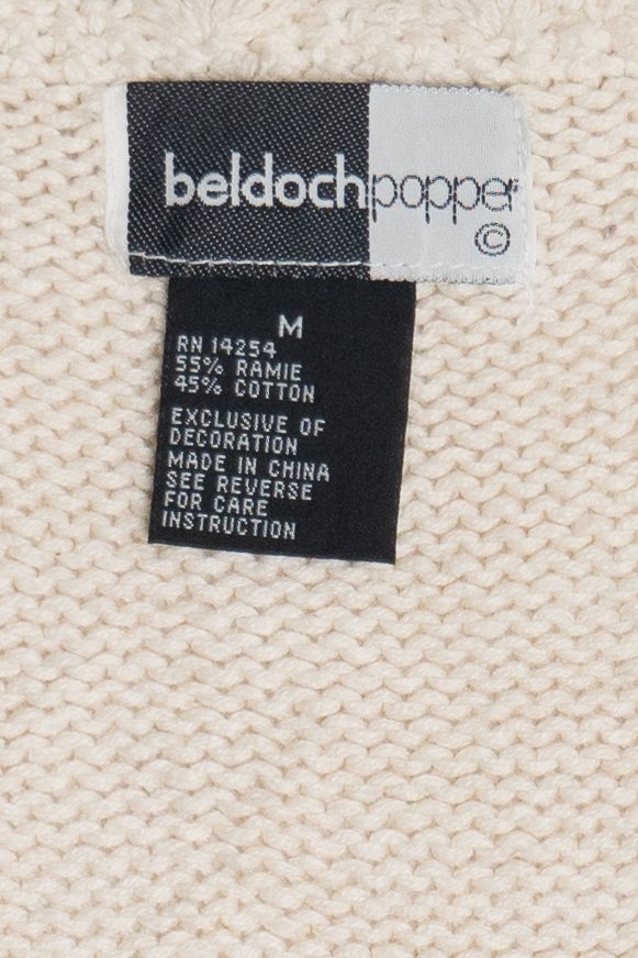 Vintage Beldoch Popper Gingerbread House Ugly Christmas Vest (1990s)