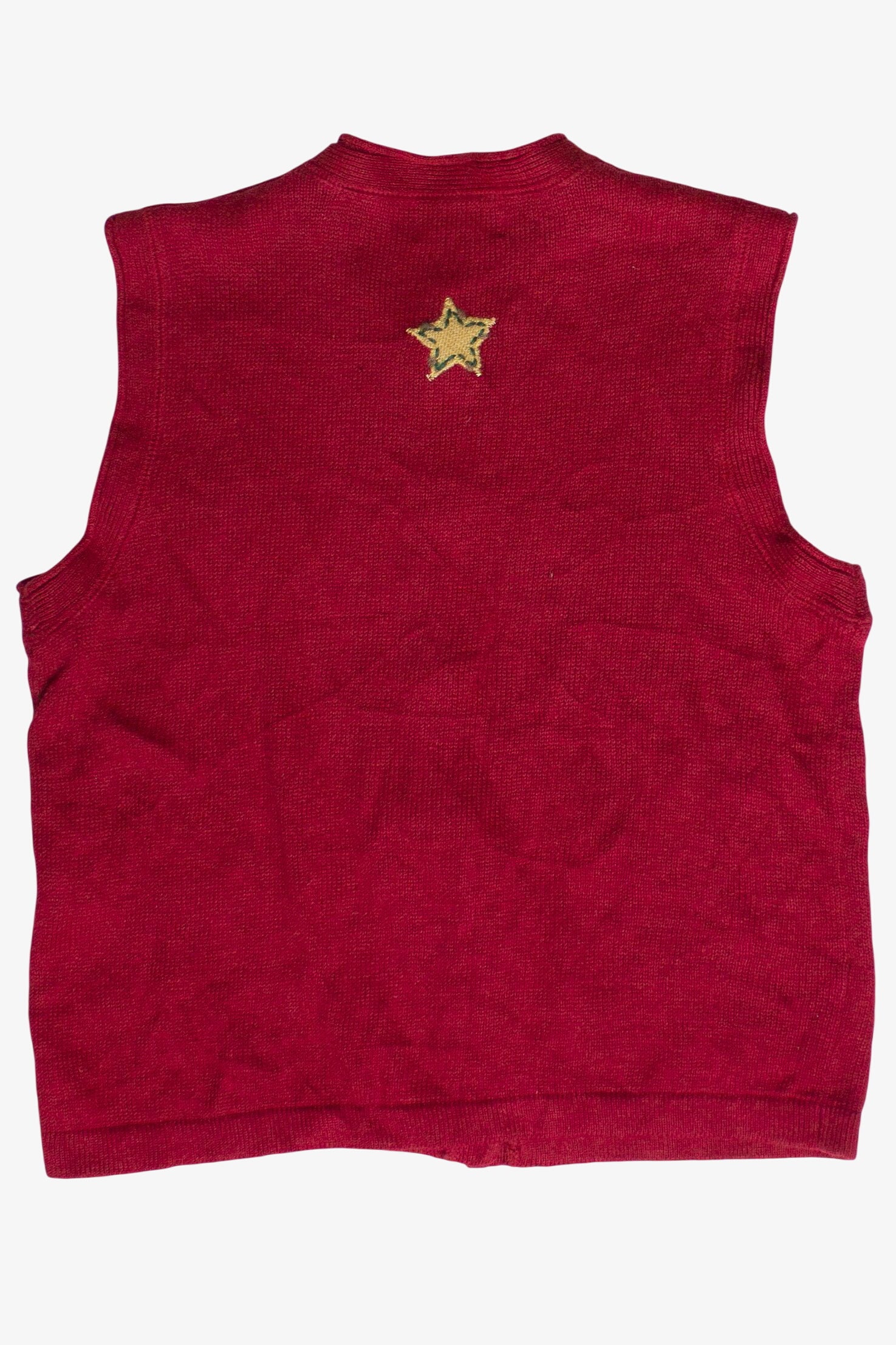 Vintage Woolrich Embroidered Santa & Angel Ugly Christmas Vest