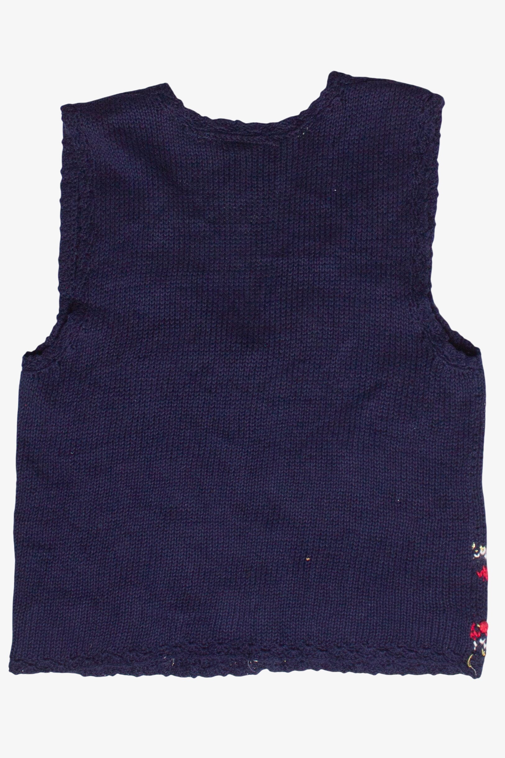 Vintage Erika Hand Knit Presents Ugly Christmas Vest