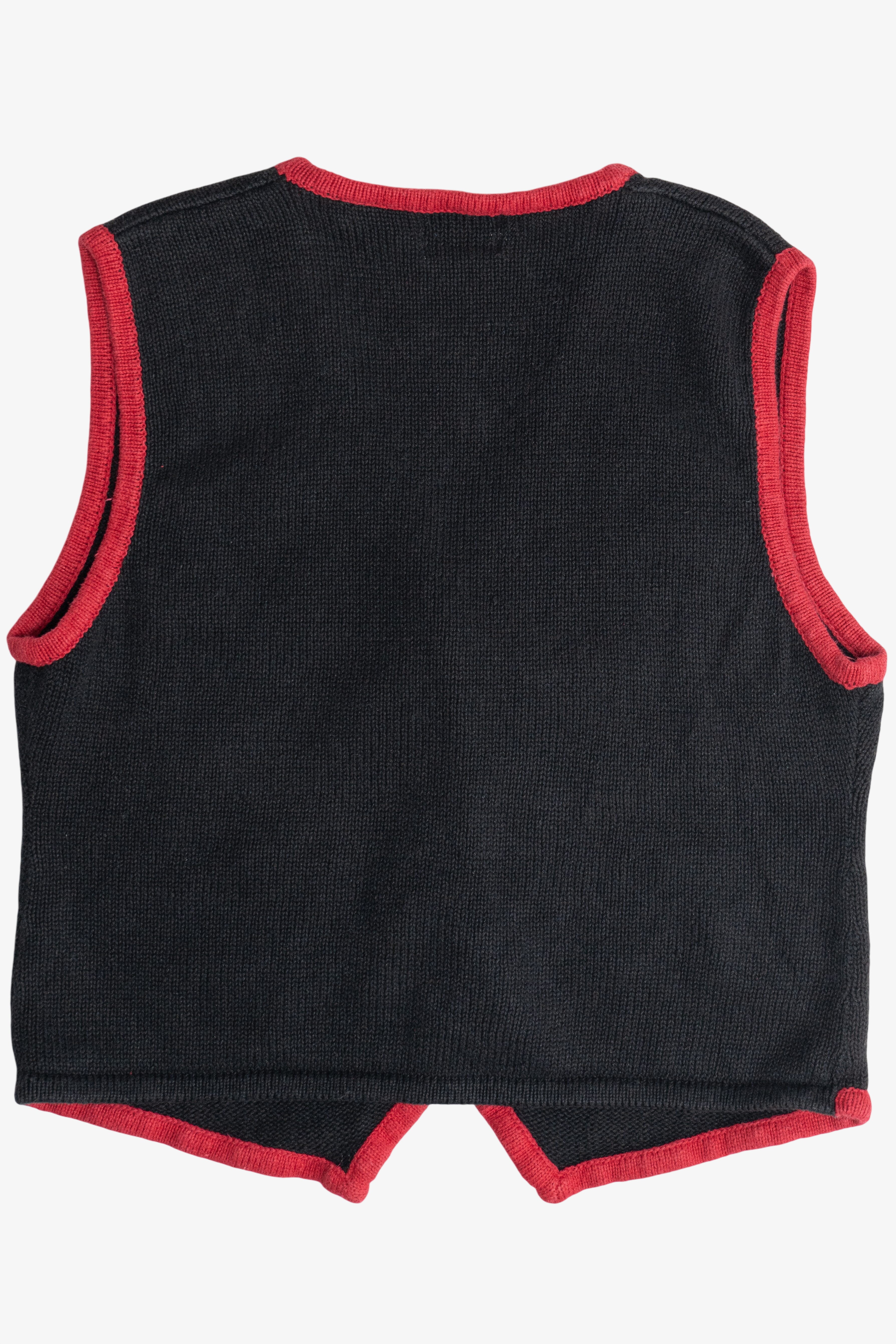 Vintage Black Kathie Lee Ugly Christmas Vest (1990s)