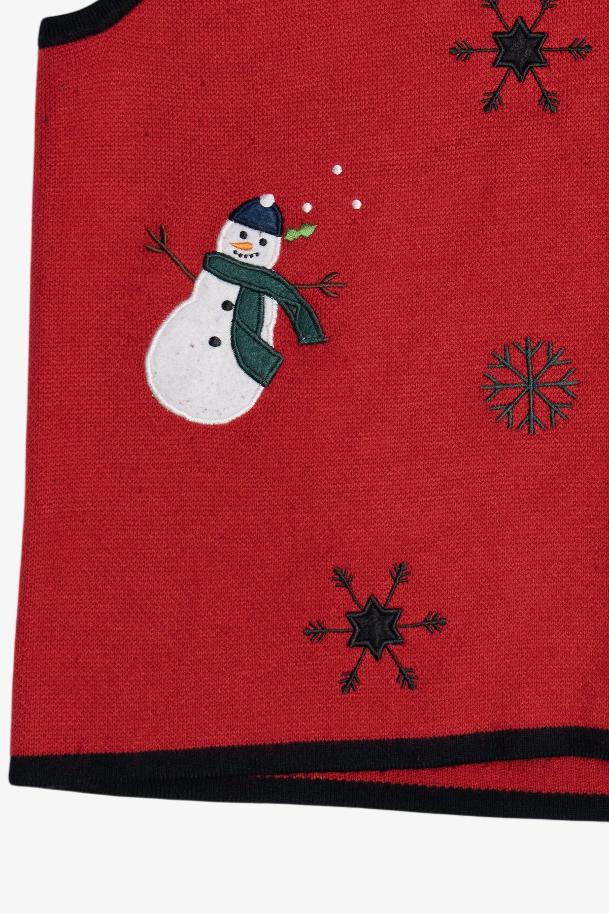 Vintage Croft & Barrow Snowmen Ugly Christmas Vest (1990s)