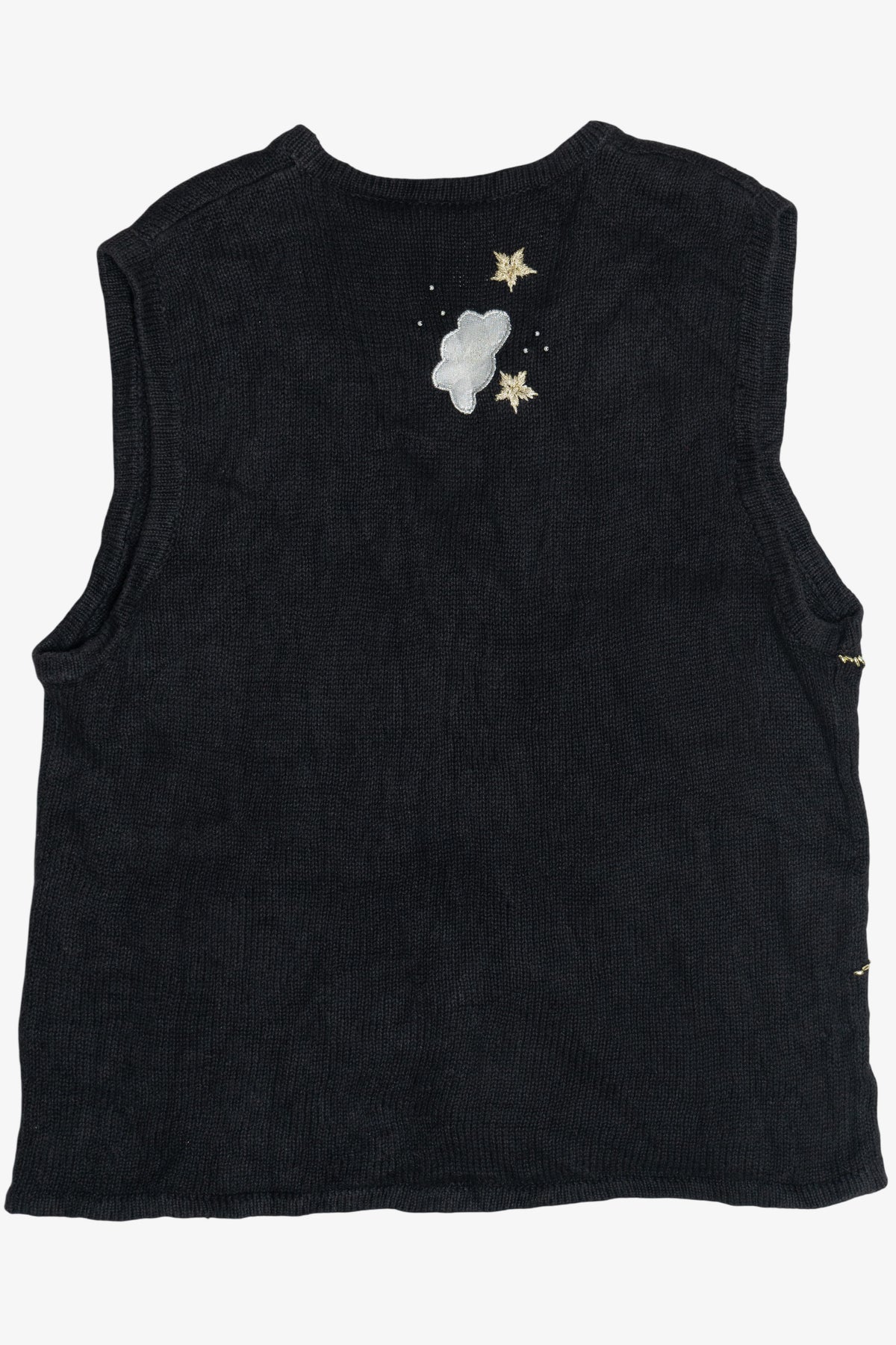 Vintage Angels In The Night Sky Ugly Christmas Vest (1990s)