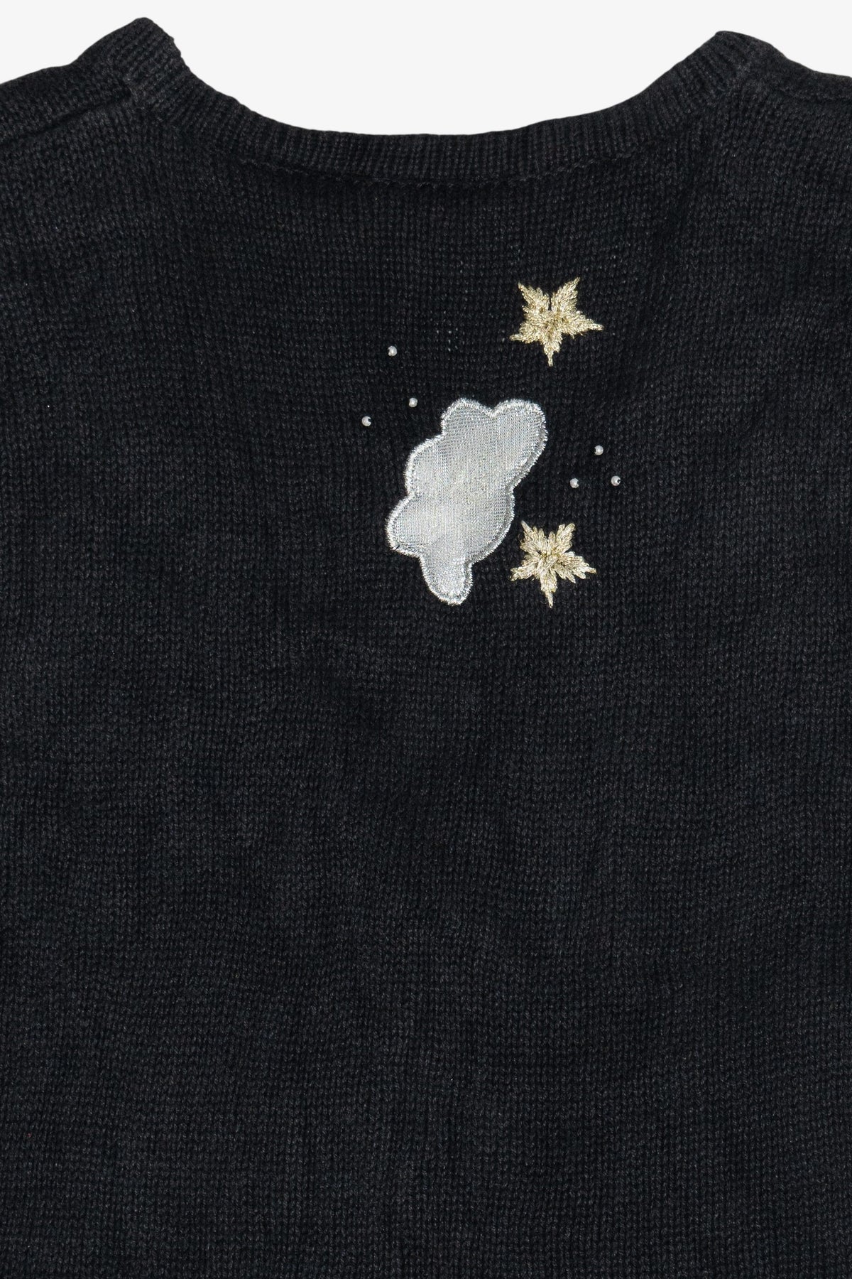 Vintage Angels In The Night Sky Ugly Christmas Vest (1990s)