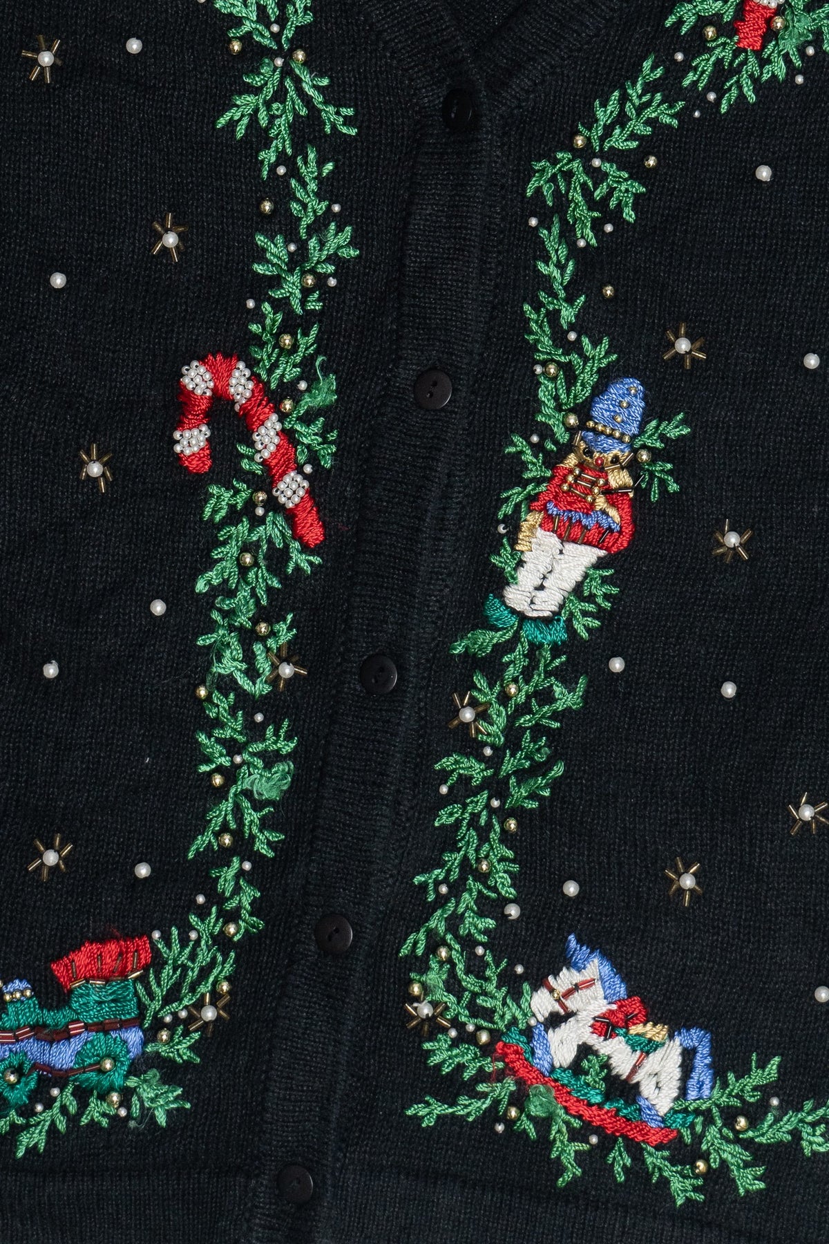 Vintage Garland Ugly Christmas Vest (1990s)