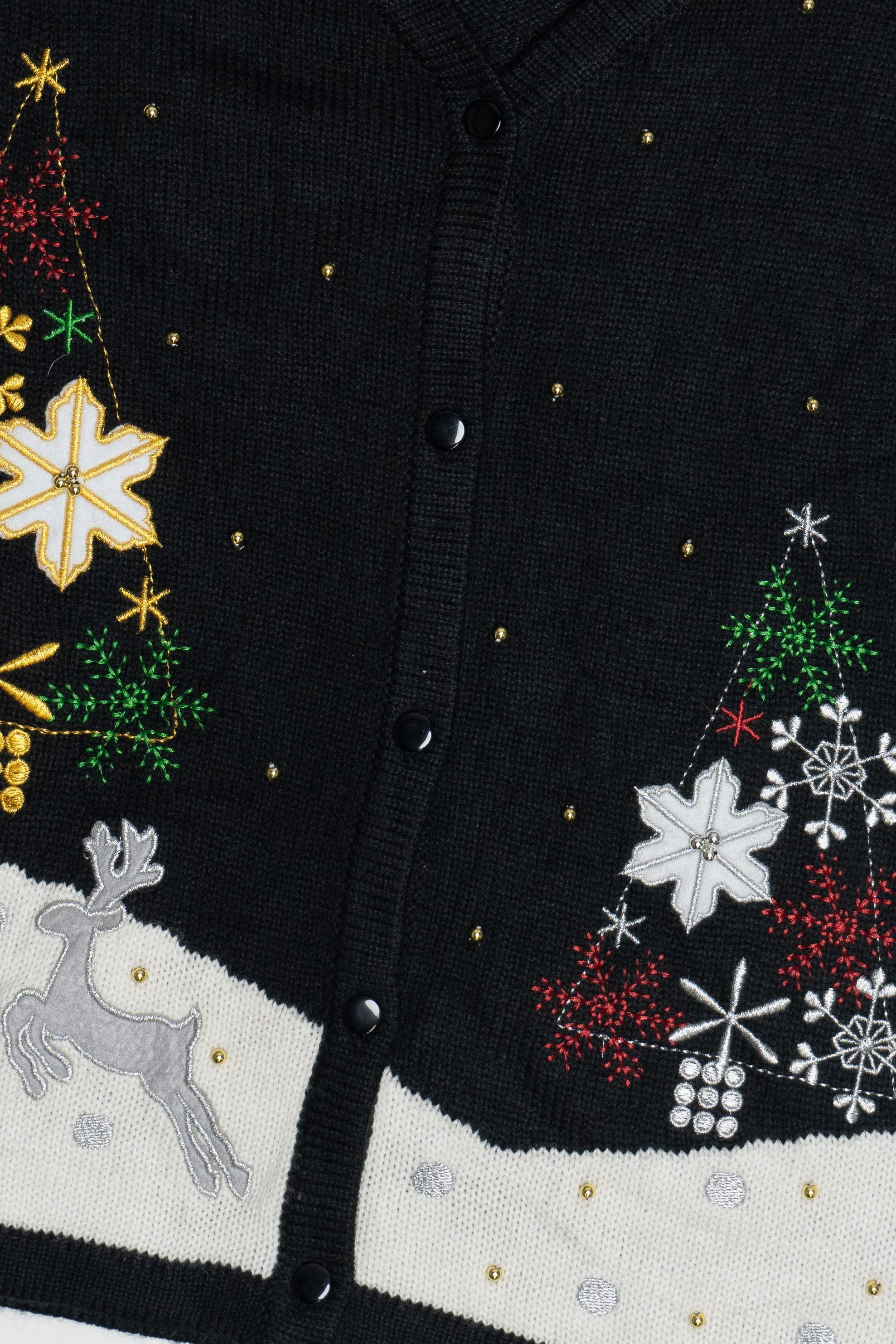 Vintage Reindeer Ugly Christmas Vest (2000s)