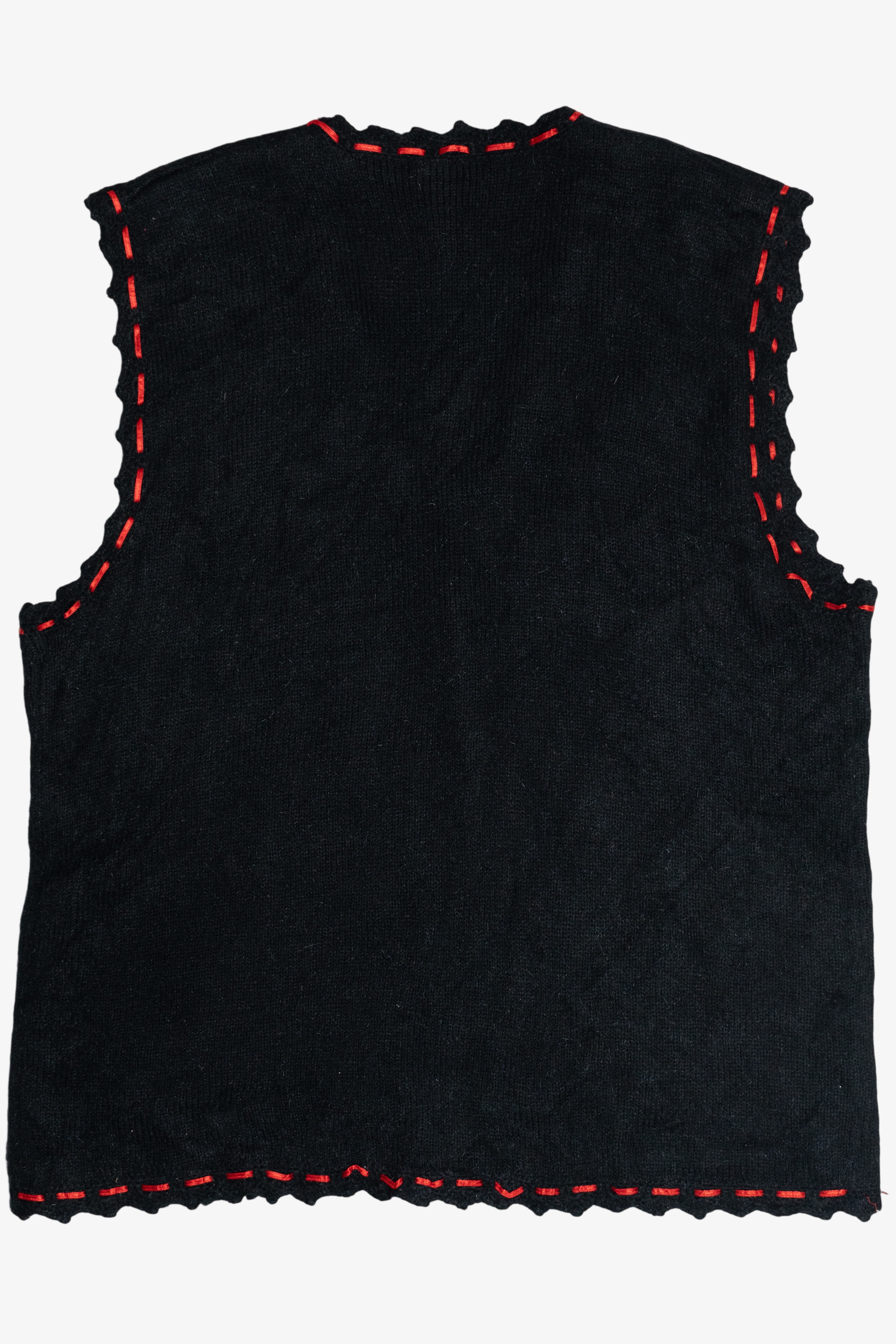 Vintage Koret Hearts Ugly Christmas Vest (1990s)