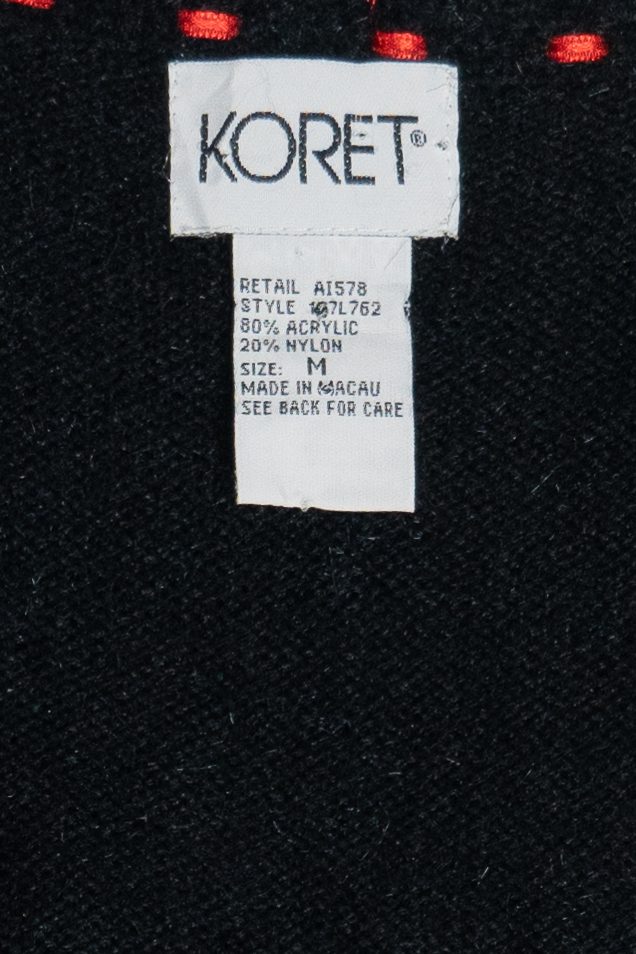 Vintage Koret Hearts Ugly Christmas Vest (1990s)