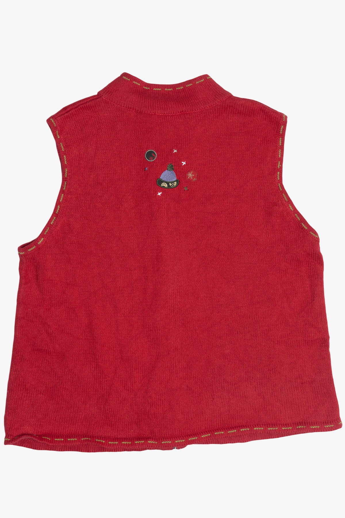 Vintage Christopher & Banks Snowmen Ugly Christmas Vest (1990s)