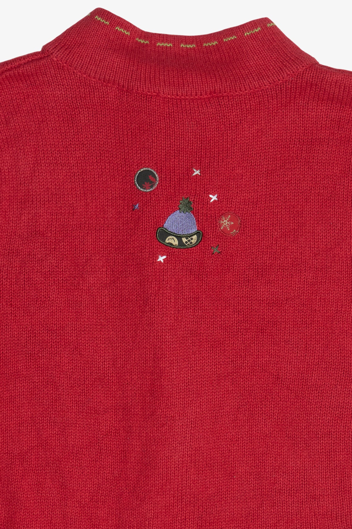 Vintage Christopher & Banks Snowmen Ugly Christmas Vest (1990s)
