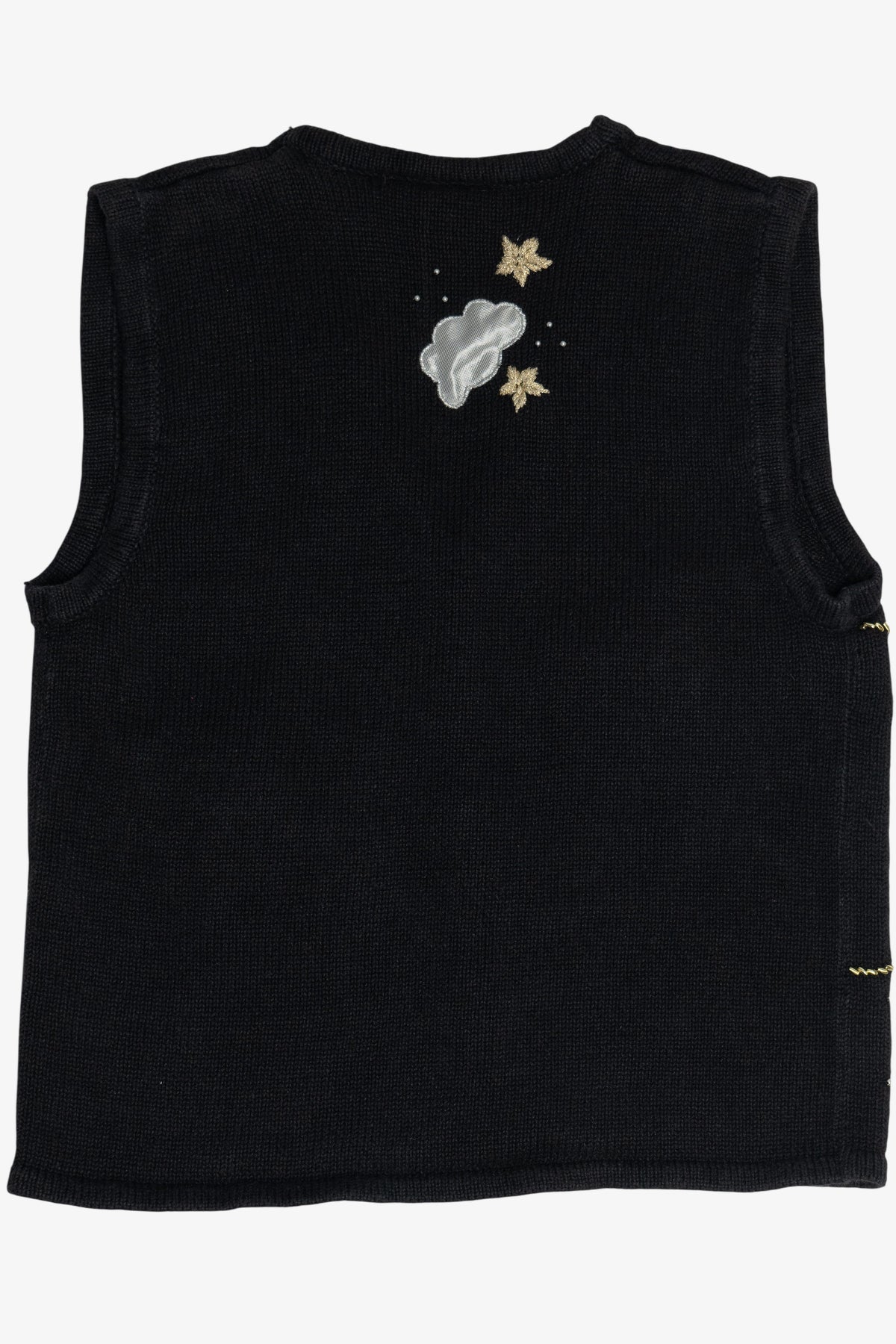 Vintage Angels In The Night Sky Ugly Christmas Vest (1990s)