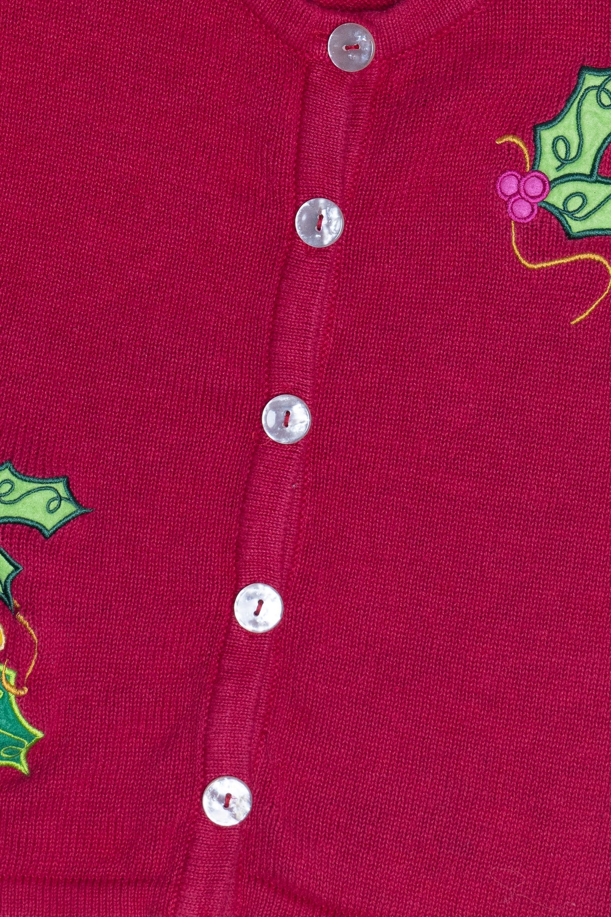 Vintage Holiday Faire Holly & Ivy Ugly Christmas Vest (2000s)