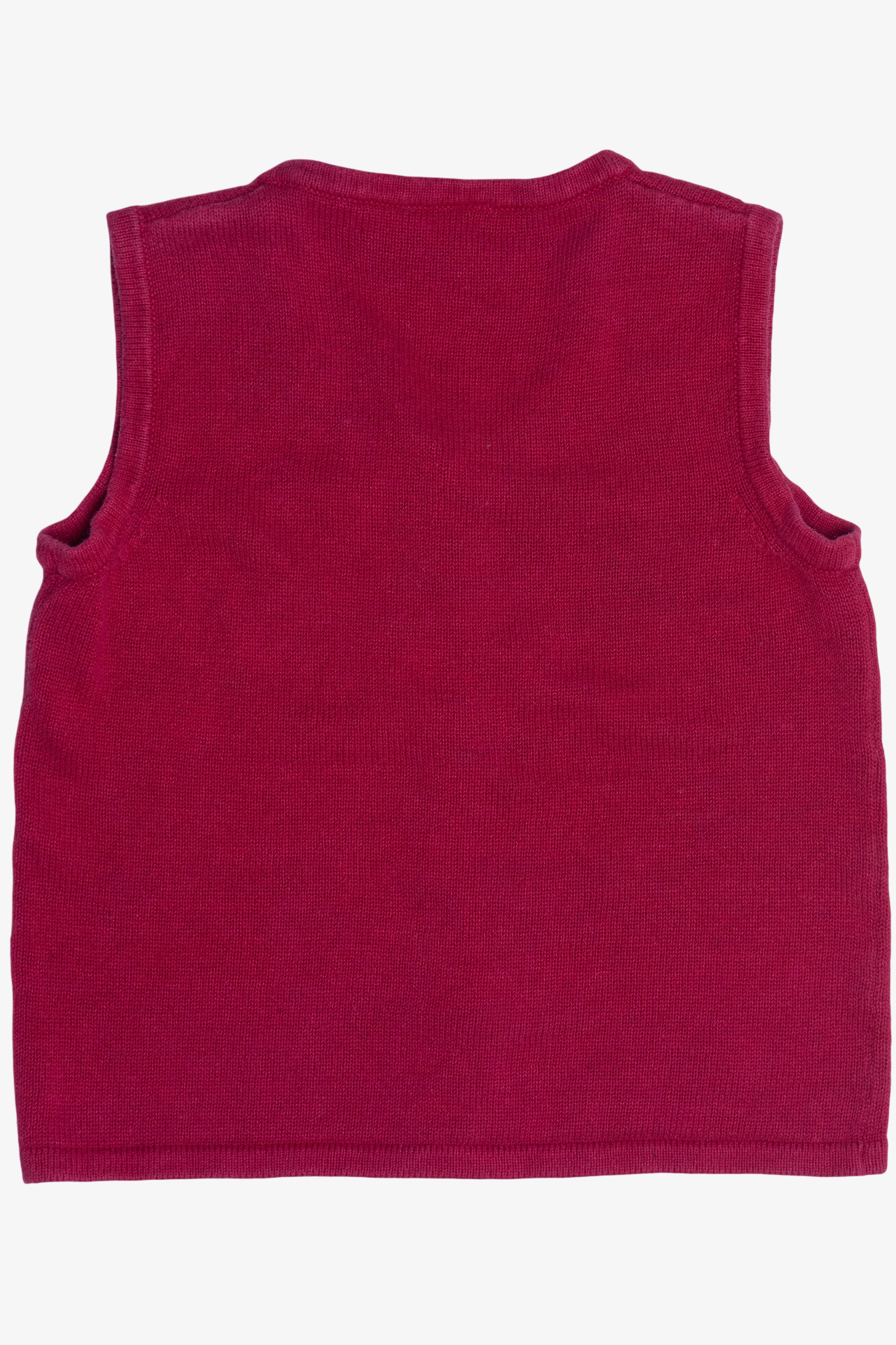 Vintage Red Snowman Ugly Christmas Vest (2000s)