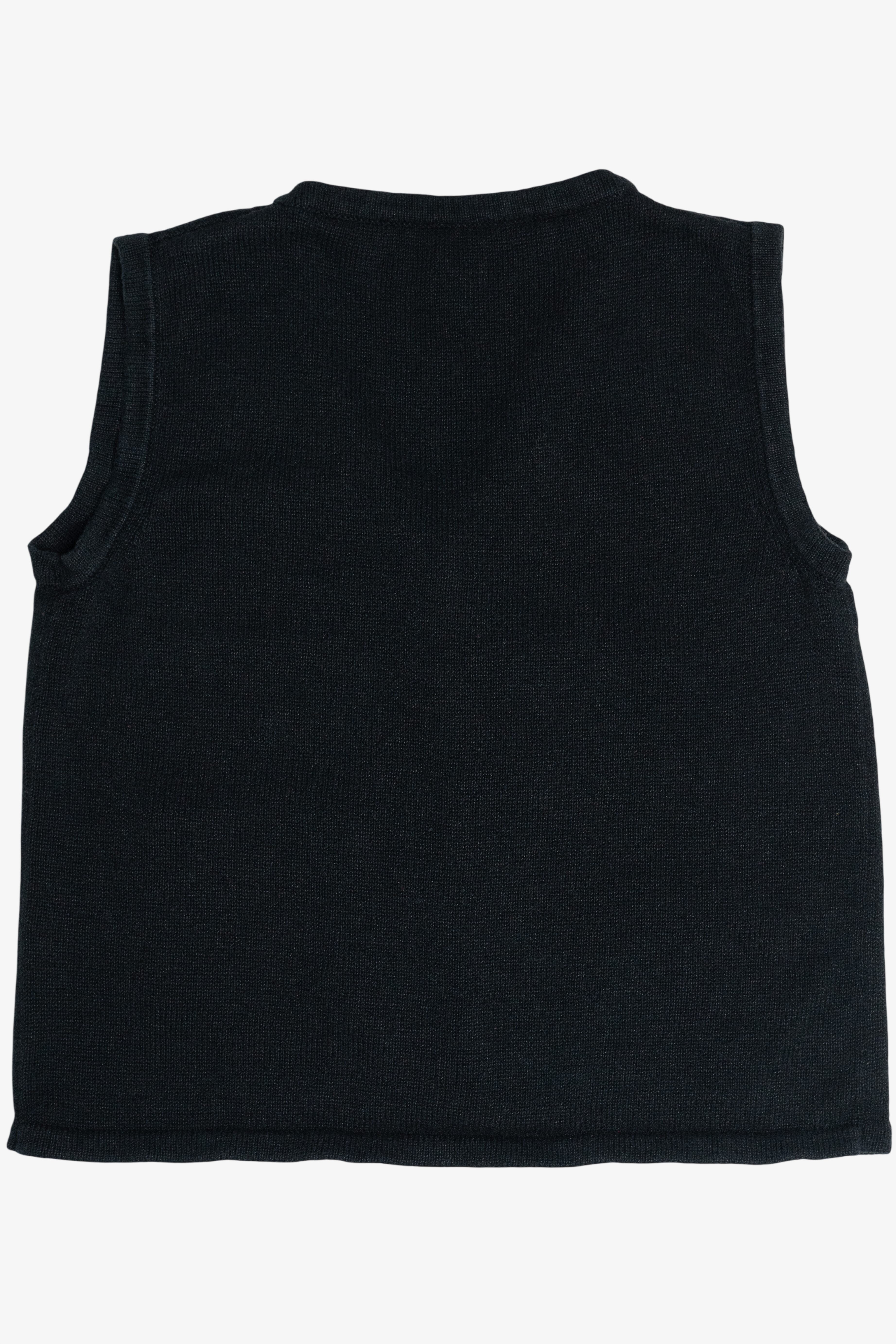 Vintage Holiday Applique Ugly Christmas Vest (2000s)