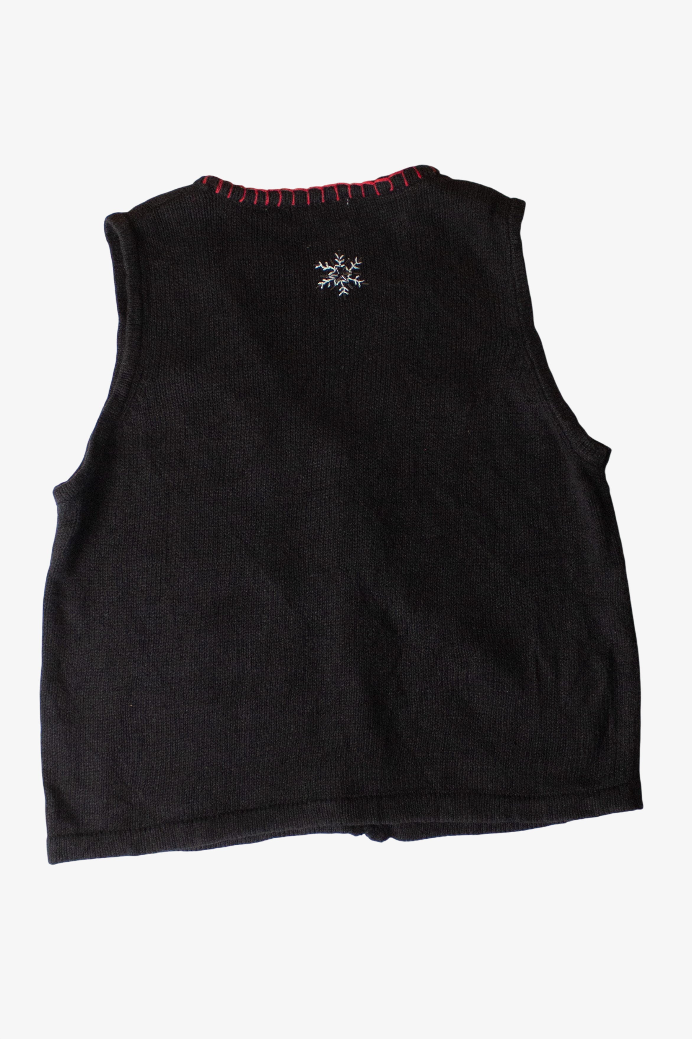 Vintage Let It Snow Ugly Christmas Vest (1990s)