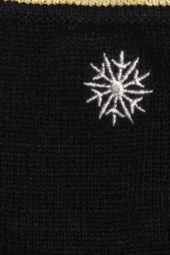 Black Holiday Time Elf Ugly Christmas Vest (2010s)