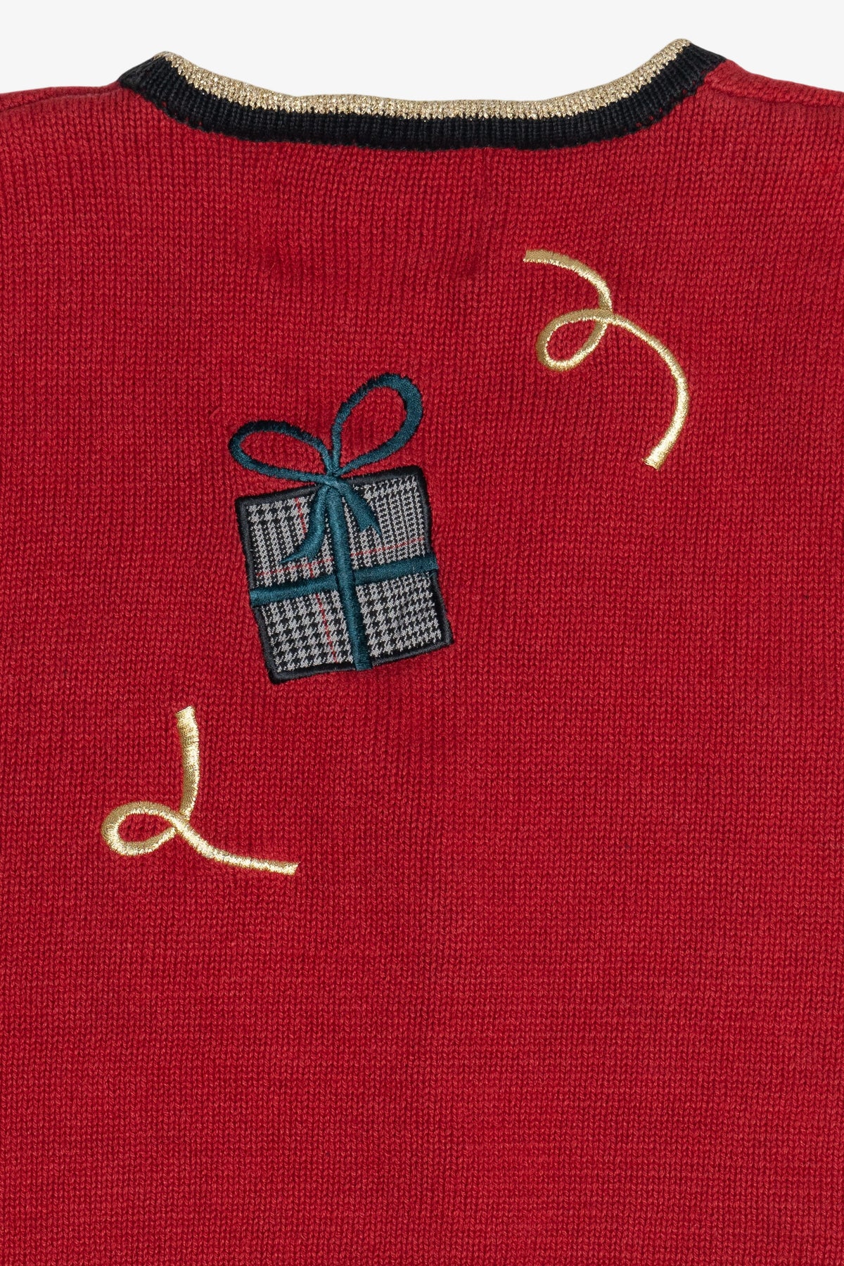 Vintage Christopher & Banks Presents Ugly Christmas Vest (1990s)