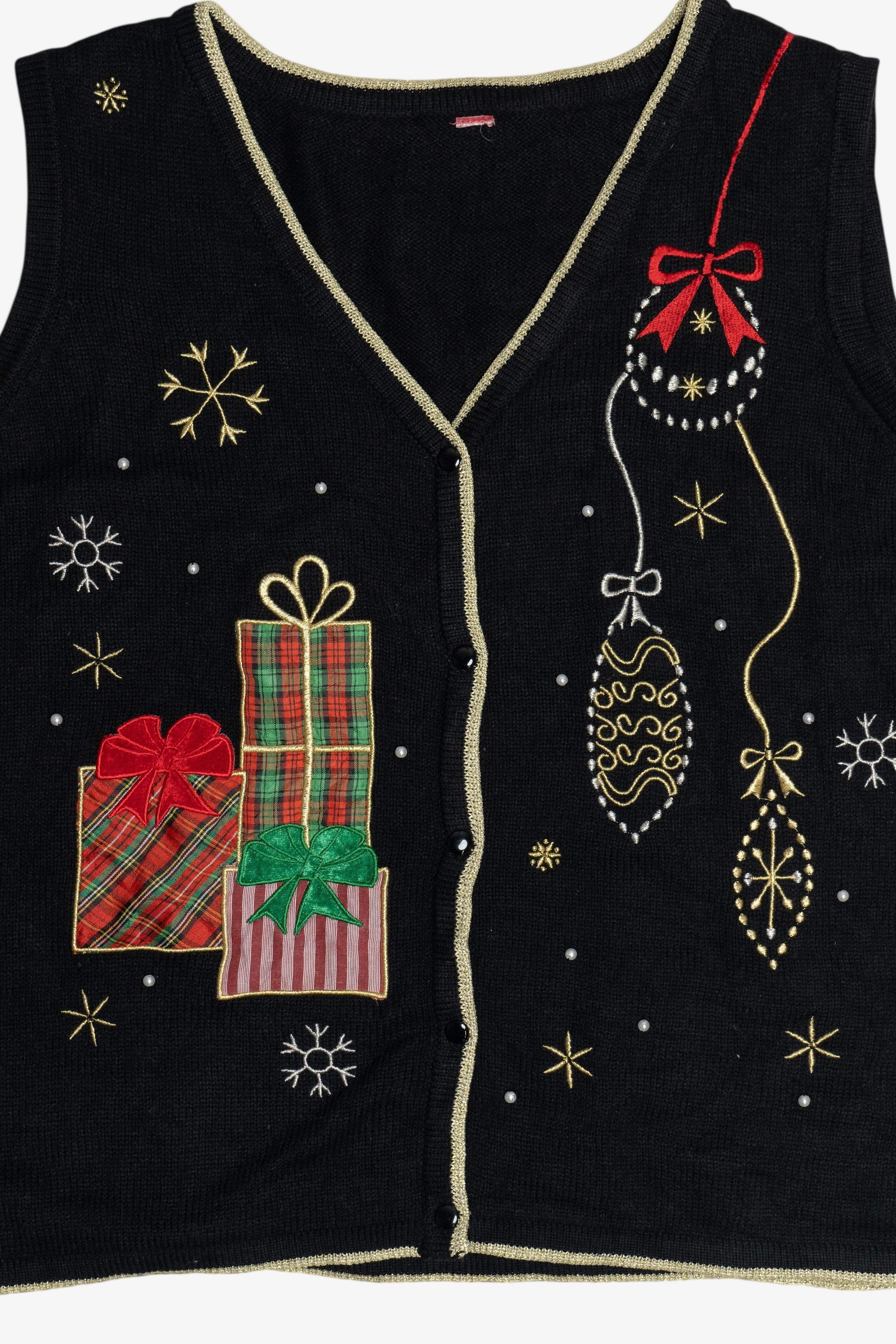 Vintage Presents Ugly Christmas Vest (2000s)