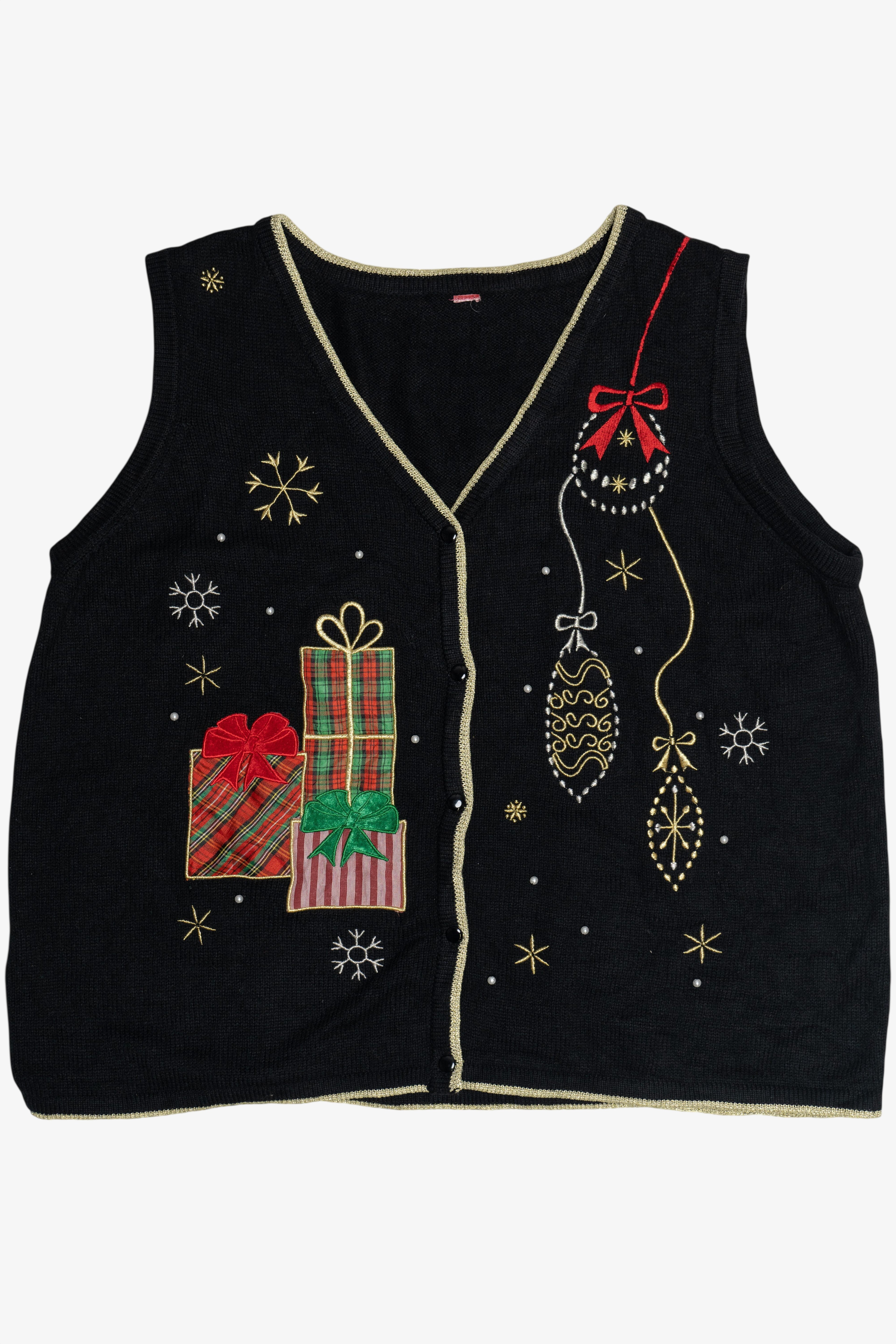 Vintage Presents Ugly Christmas Vest (2000s)