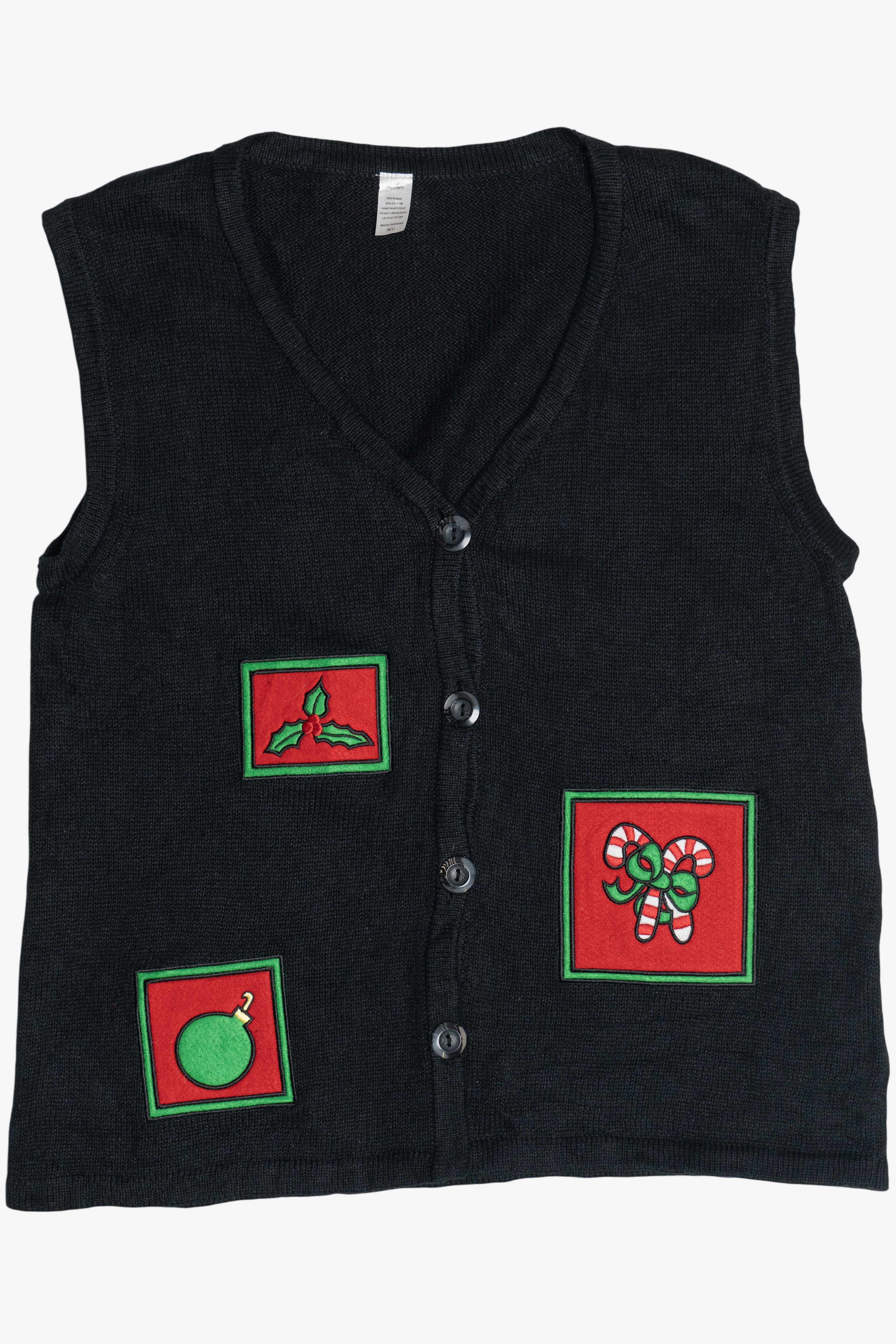Vintage Holiday Elements Ugly Christmas Vest (2000s)