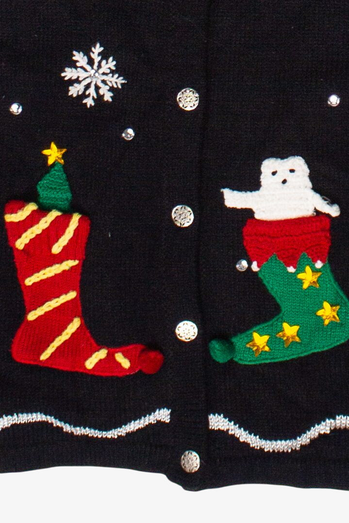 Vintage Karen Scott Stocking Stuffers Ugly Christmas Vest