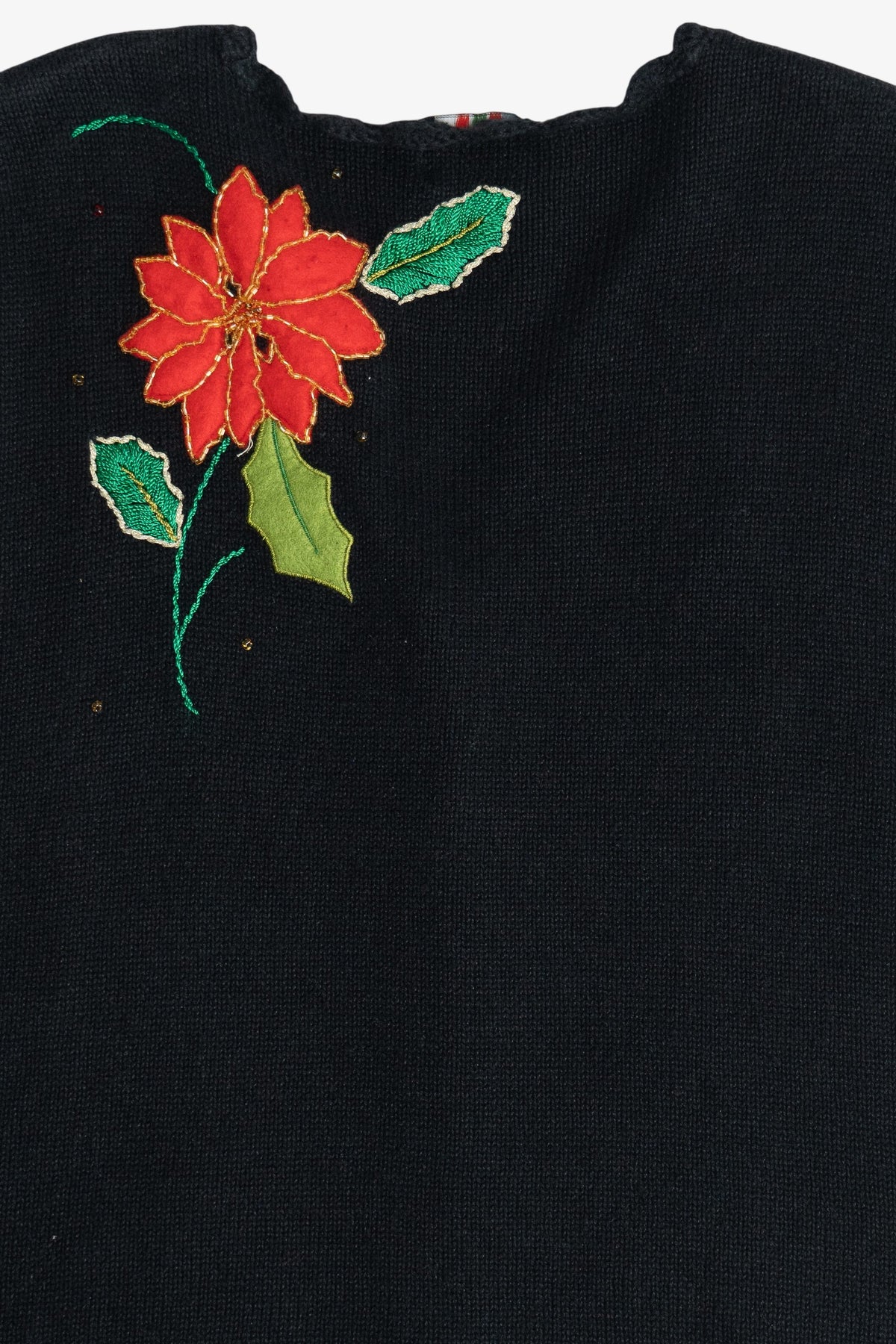 Vintage Designers Originals Studio Flowers Ugly Christmas Vest (1990s)