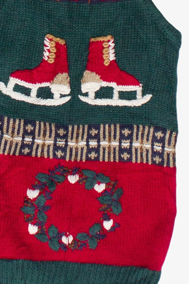 Vintage Nutcracker Winter Holiday Pattern Ugly Christmas Vest