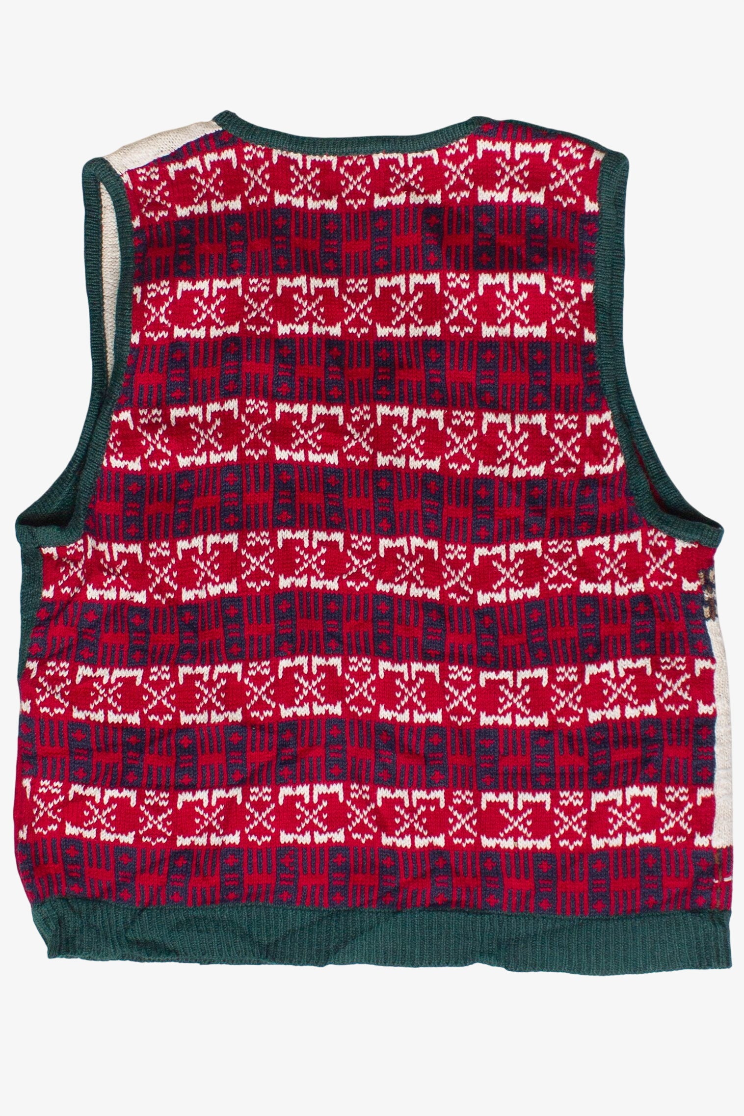 Vintage Nutcracker Winter Holiday Pattern Ugly Christmas Vest