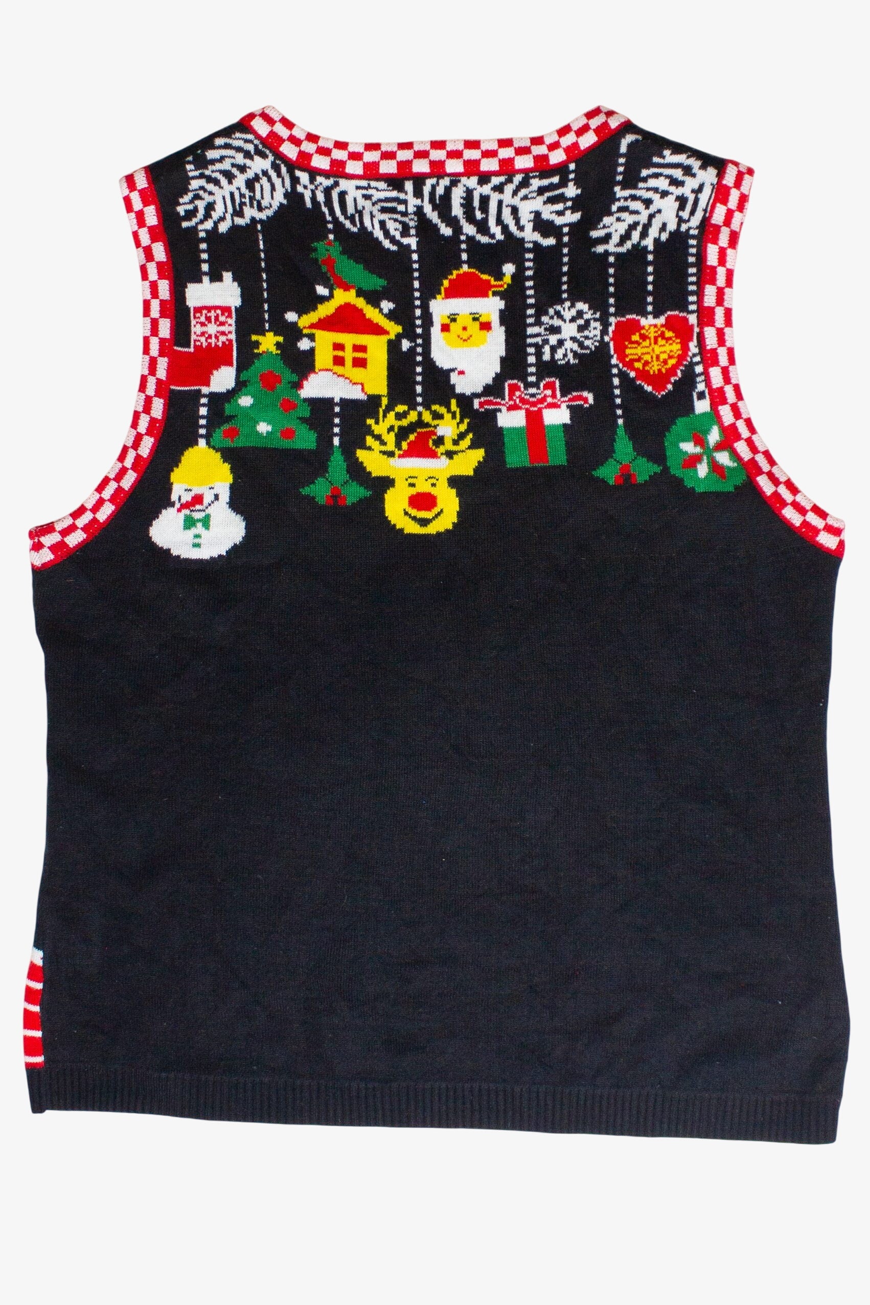 Santa in the Chimney Pullover Ugly Christmas Vest (2020s)