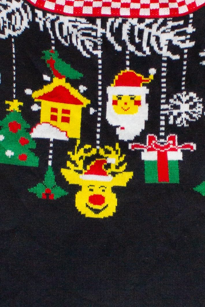 Santa in the Chimney Pullover Ugly Christmas Vest (2020s)