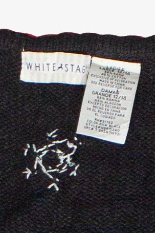 Let It Snow Snowmen White Stag Ugly Christmas Vest (2000s)