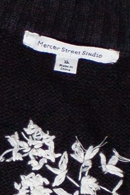 Beaded Sequin Snowflakes Mercer Street Studio Zip Up Ugly Christmas Vest (2000s)