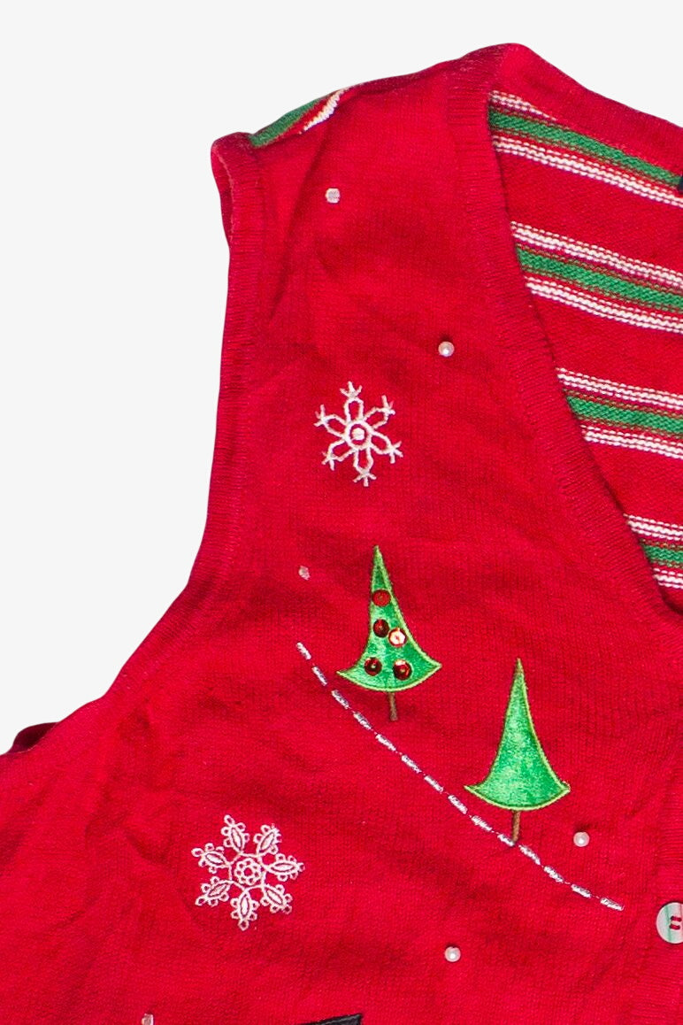 Winter Fun Snowmen Westbound Ugly Christmas Vest (2000s)