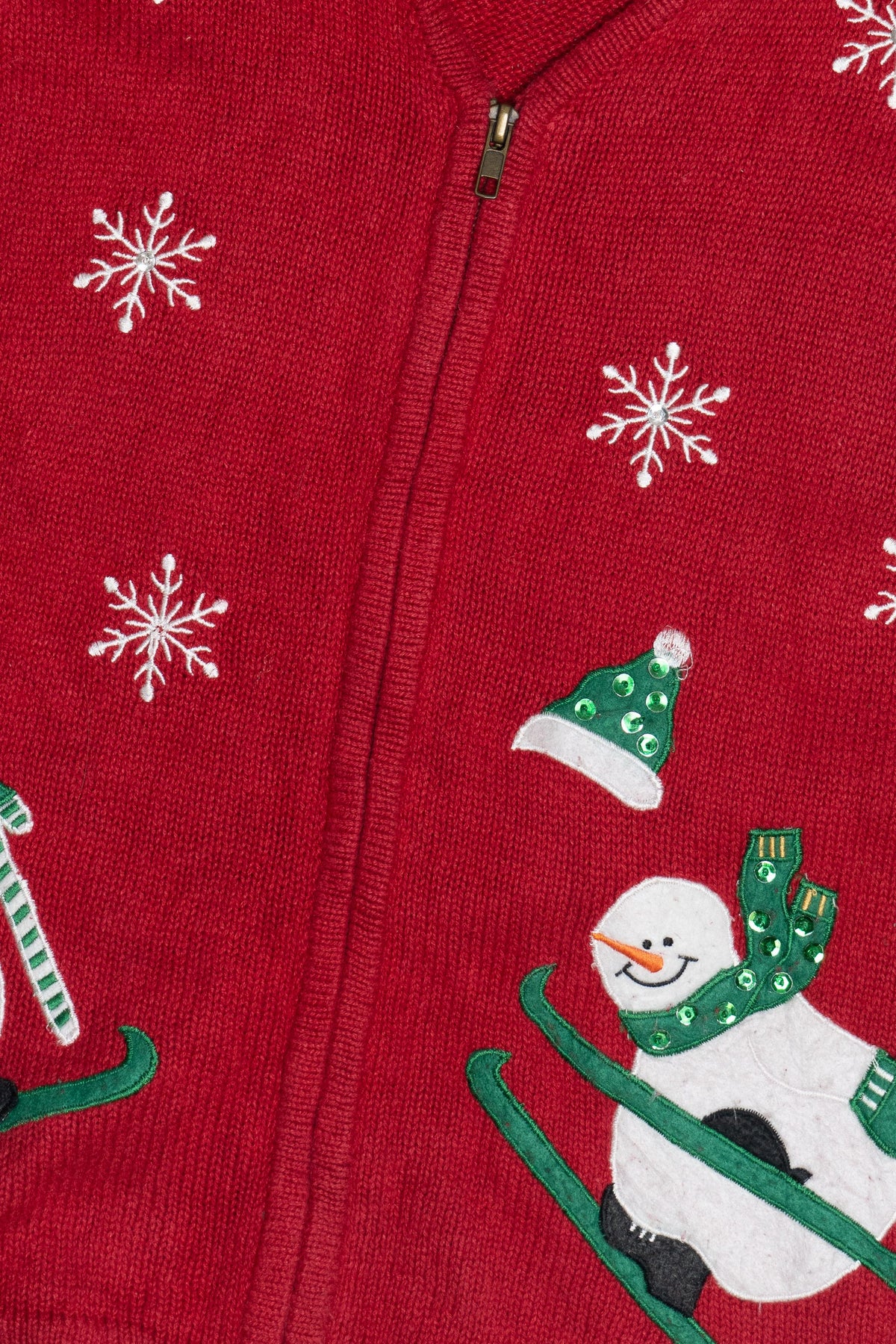 Vintage Bobbie Brooks Snowmen Ugly Christmas Vest (1990s)