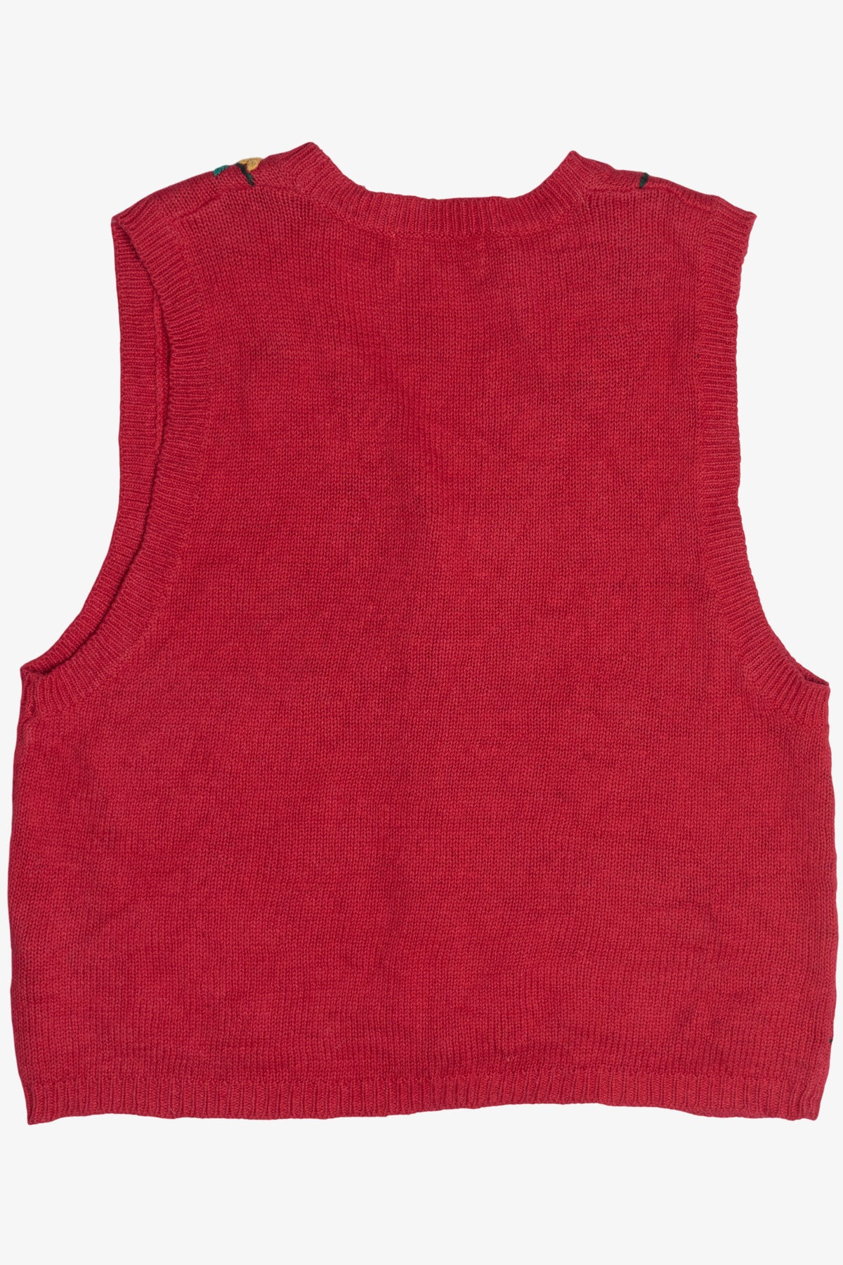 Vintage Hand Embroidered Bryn Connelly Ugly Christmas Vest (1990s)
