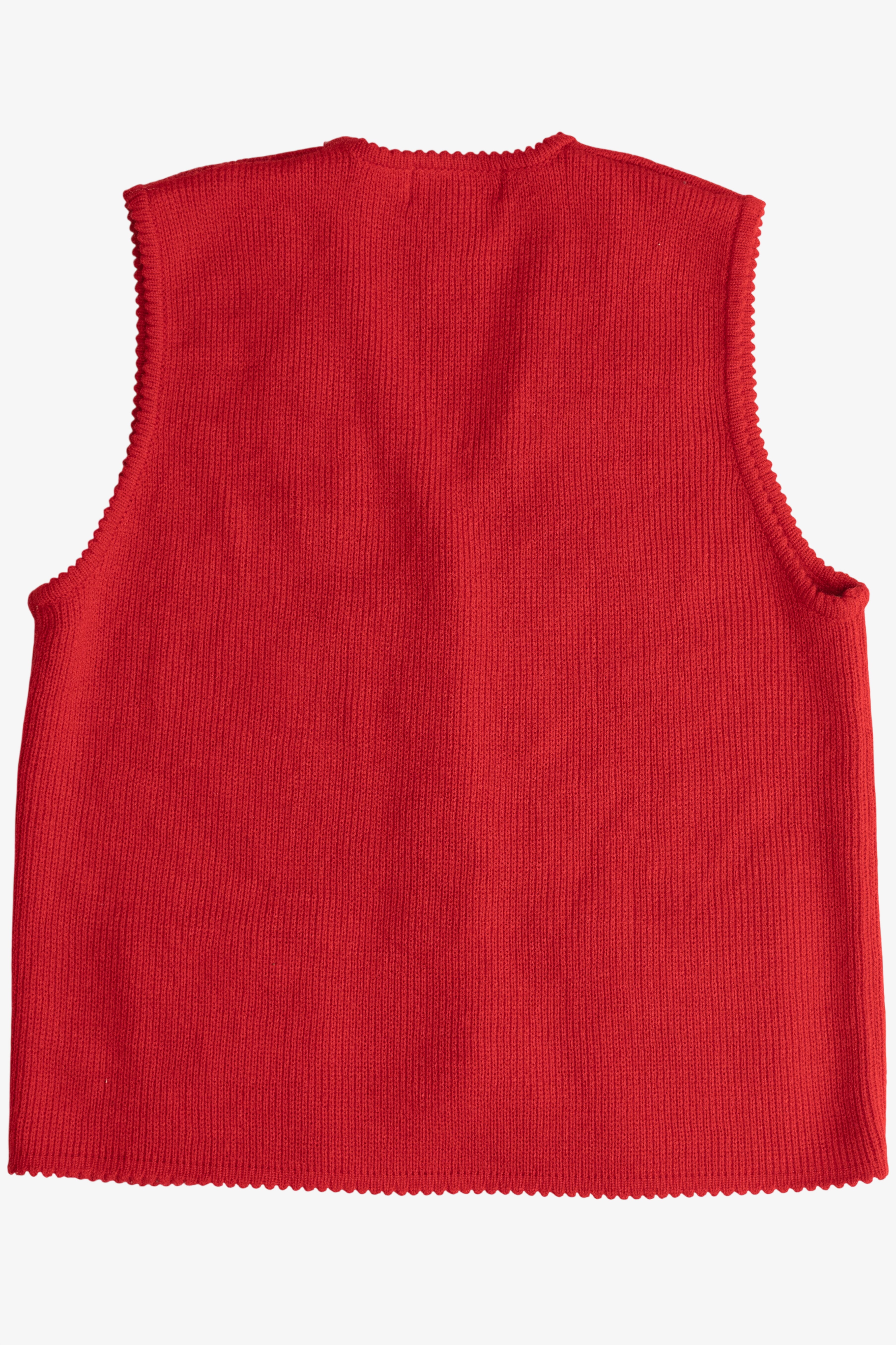 Vintage Tally Ho Double Pocket Ugly Christmas Vest (1980s)