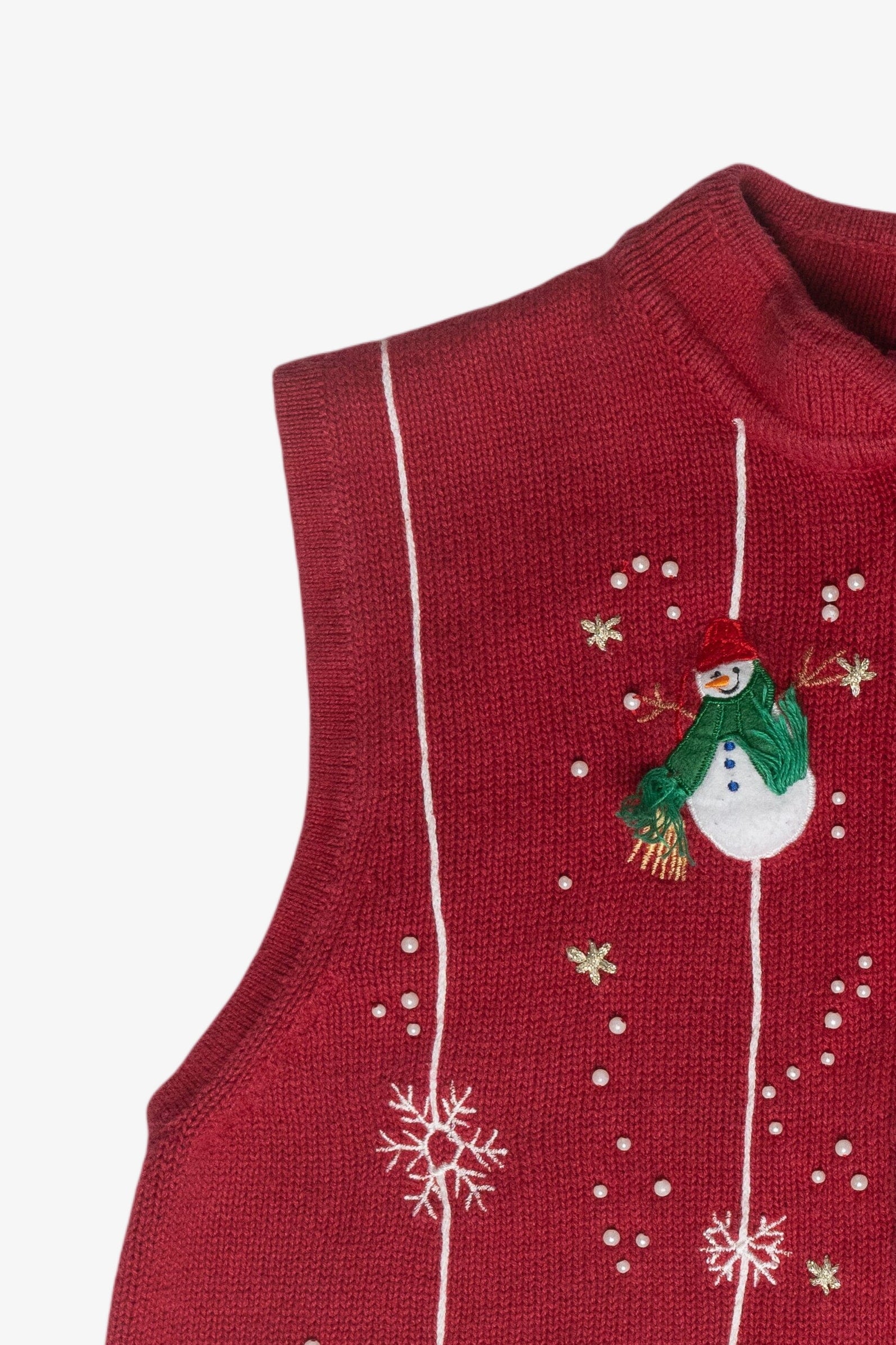 Snowmen Ugly Christmas Vest (1990s)