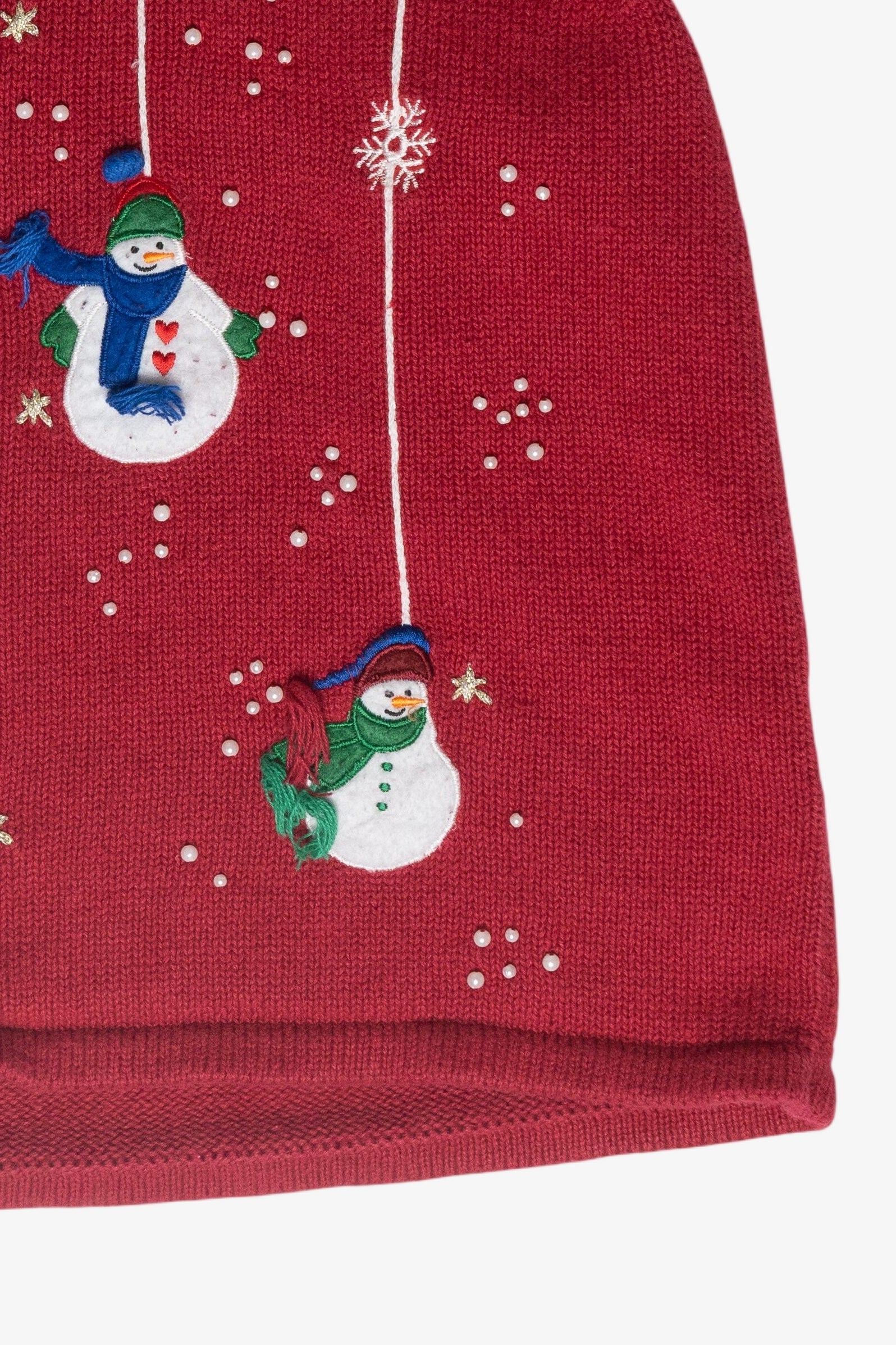 Snowmen Ugly Christmas Vest (1990s)