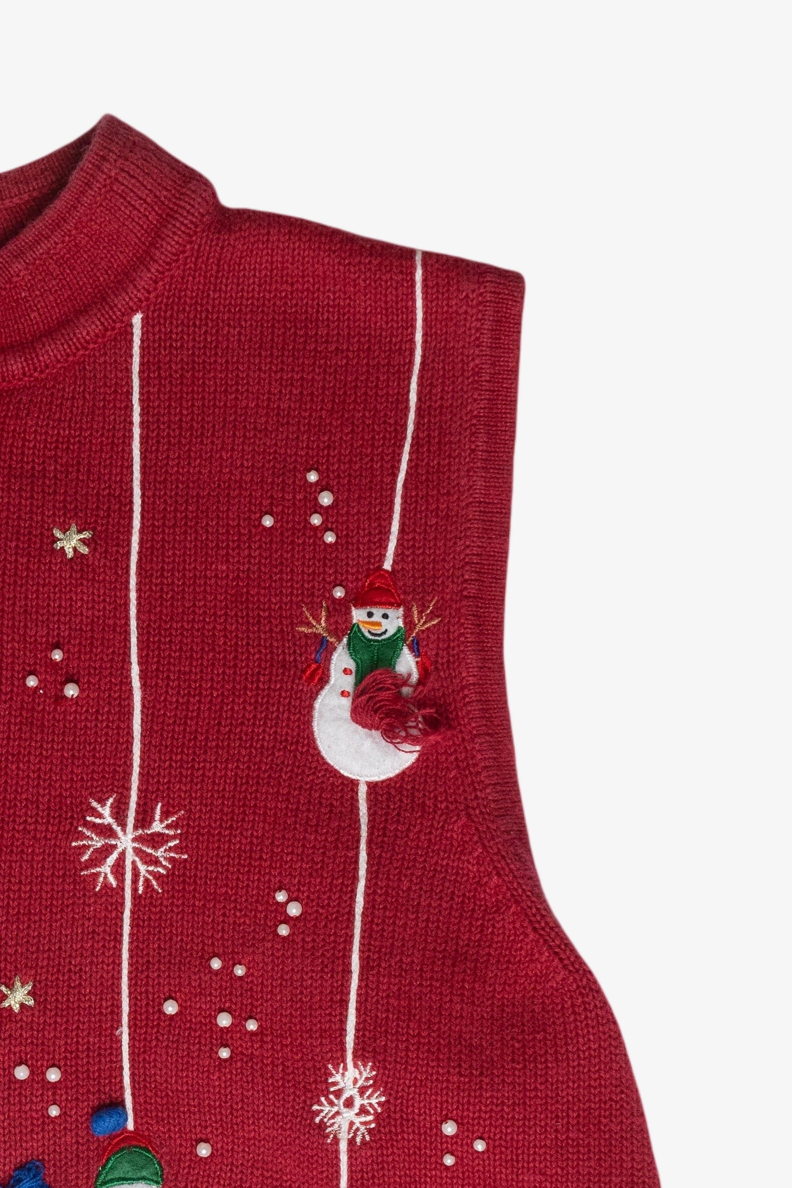 Snowmen Ugly Christmas Vest (1990s)