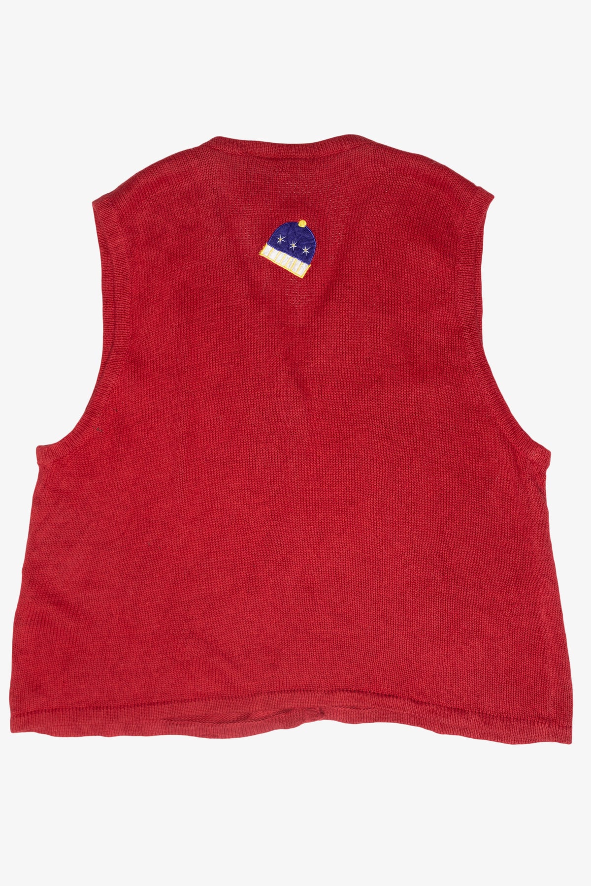 Snowmen Hats Vintage Ugly Christmas Vest (1990s)