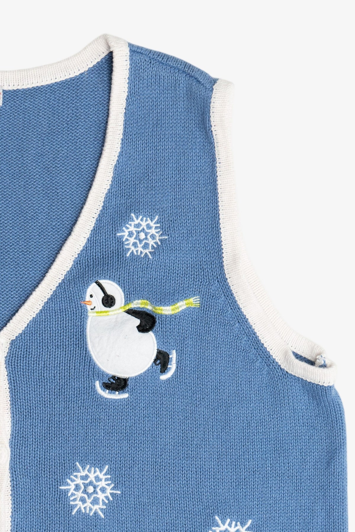 Vintage Holiday Editions Snowmen Ugly Christmas Sweater Vest (2000s)