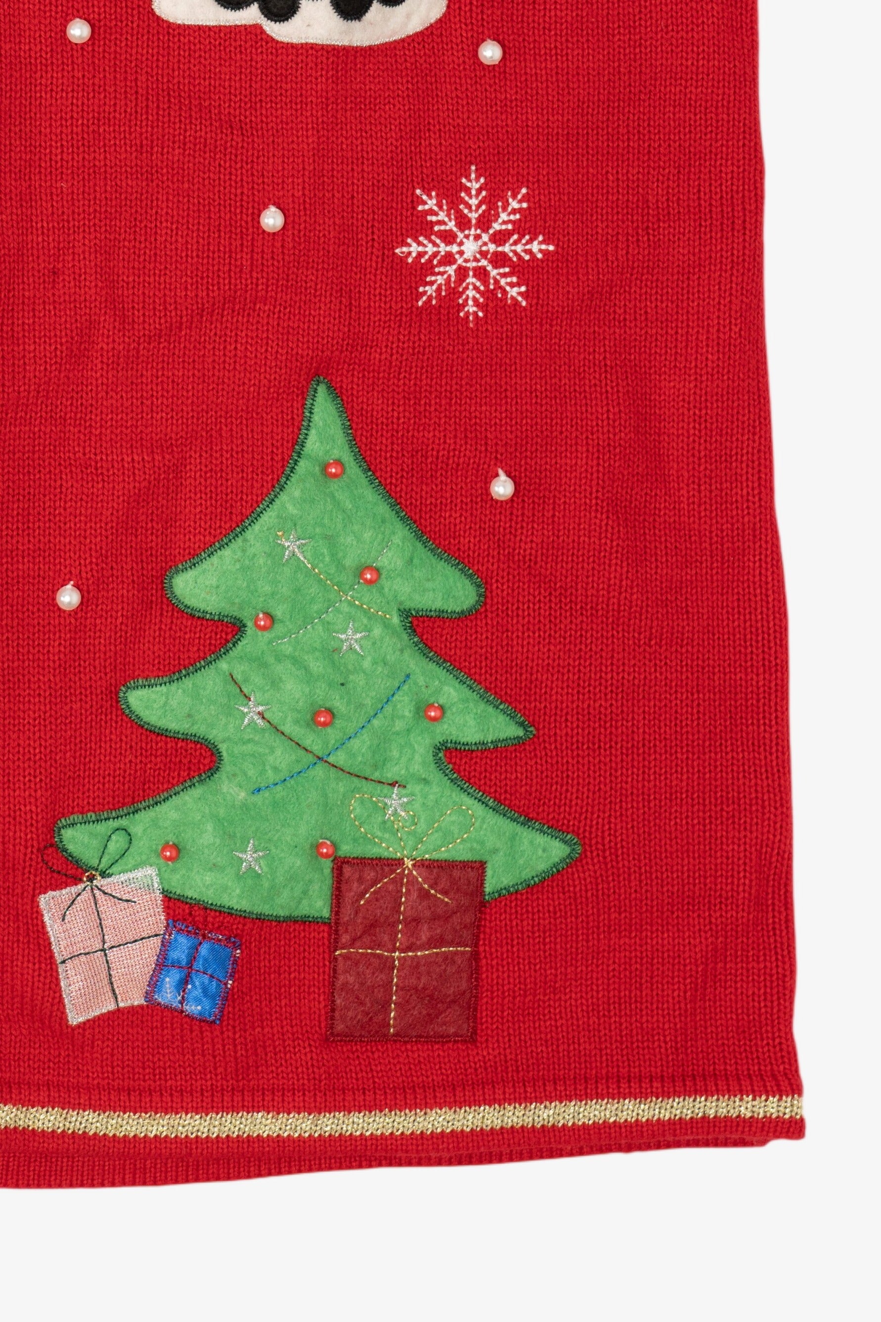 Vintage Red Ugly Christmas Vest (2000s)
