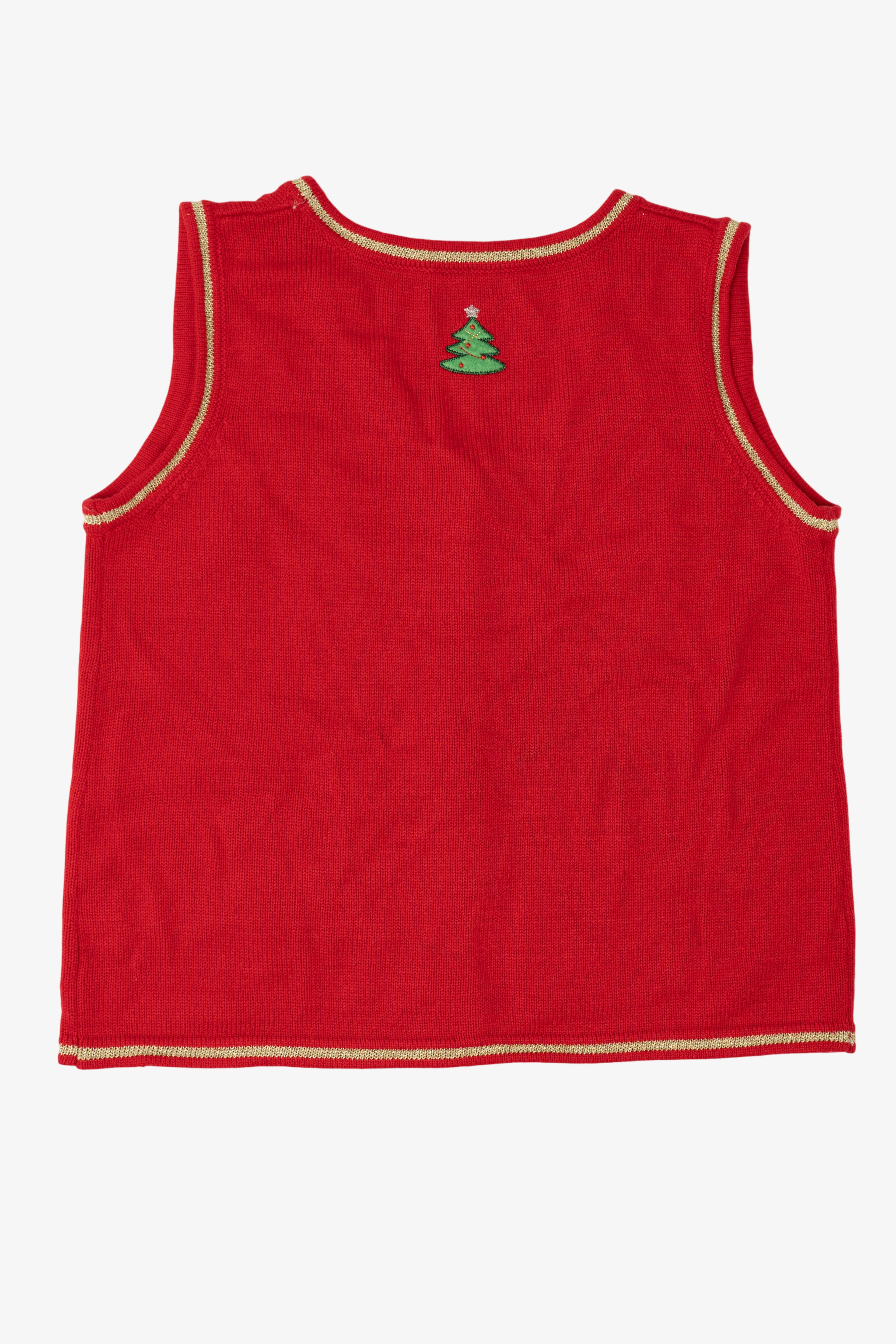 Vintage Red Ugly Christmas Vest (2000s)