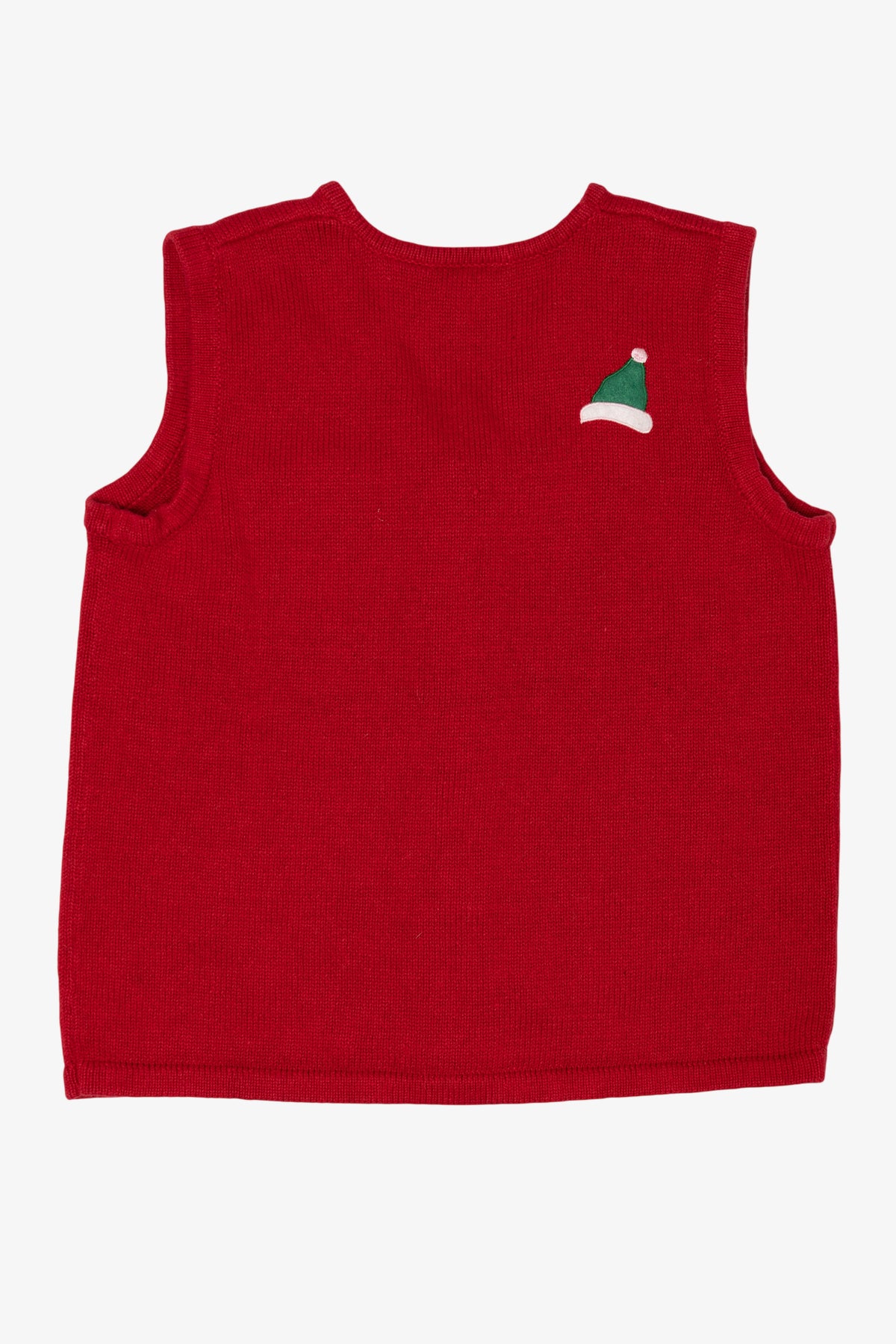 Vintage Red Bobbie Brooks Snowmen Ugly Christmas Vest (1990s)