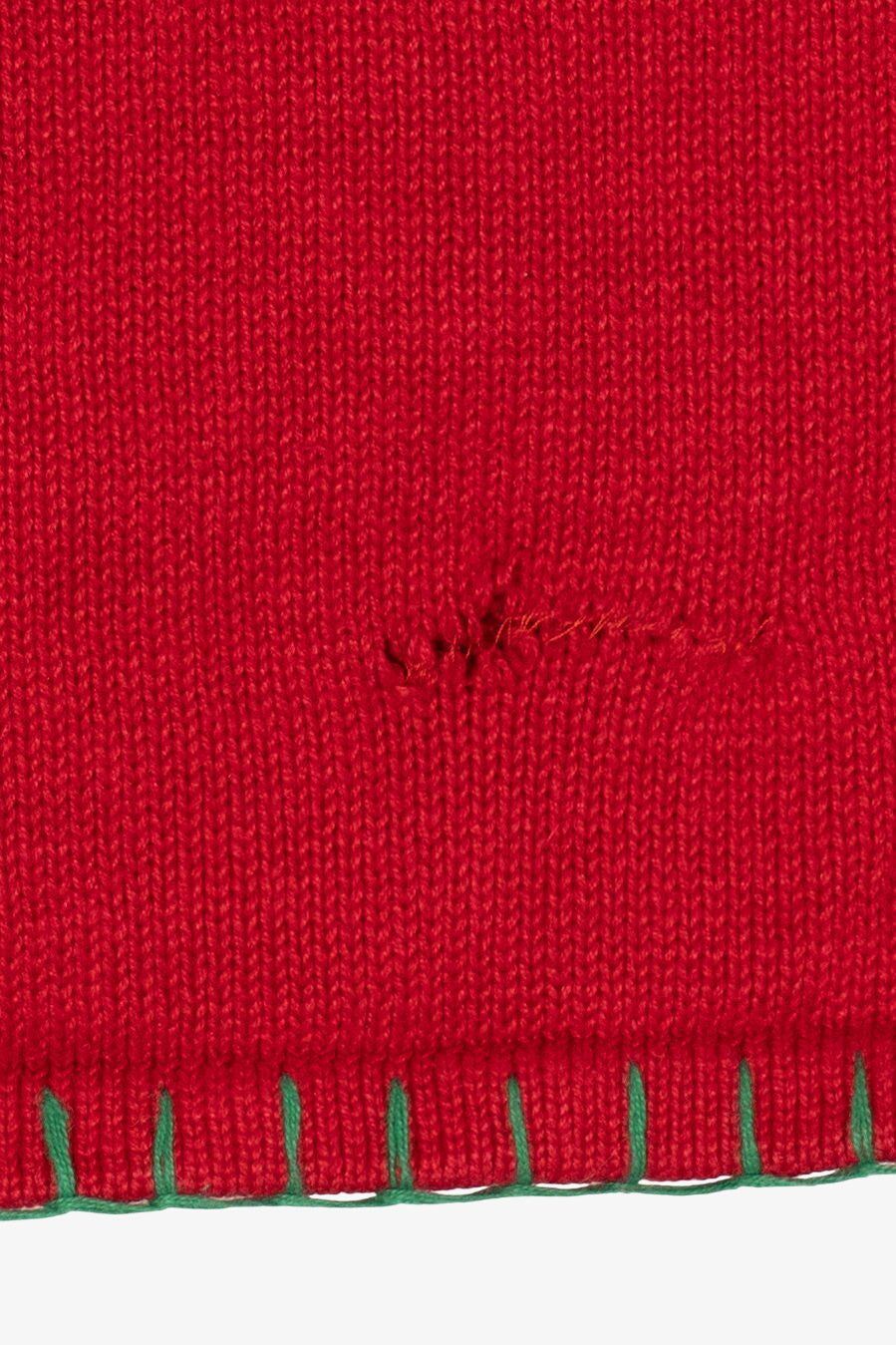 Vintage Red Kim Rogers Reindeer Ugly Christmas Vest (2000s)