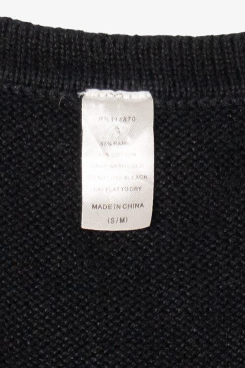 Vintage Black Unknown Ugly Christmas Vest (2000s)