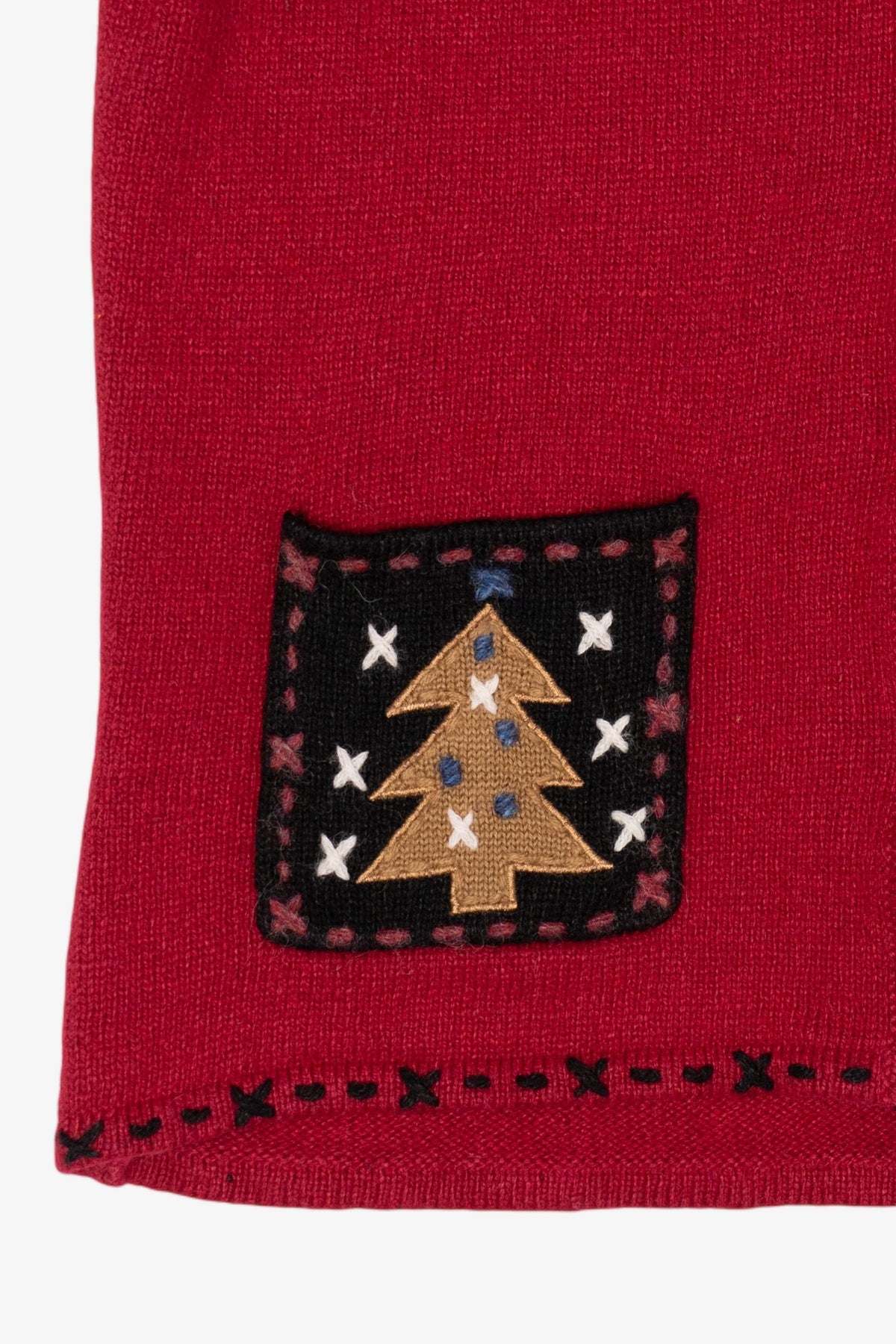 Vintage Red Coldwater Creek Ugly Christmas Vest (2000s)