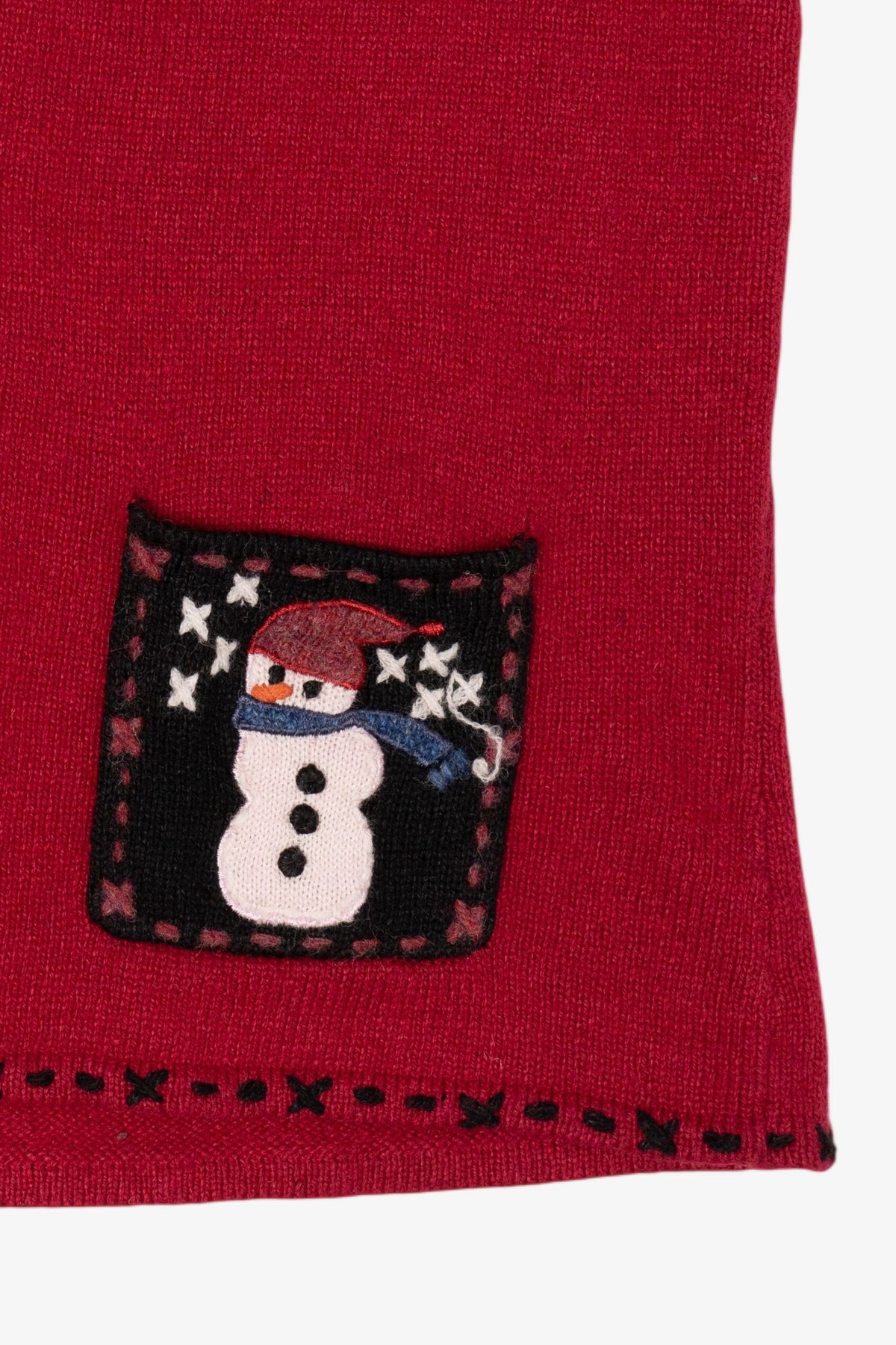 Vintage Red Coldwater Creek Ugly Christmas Vest (2000s)
