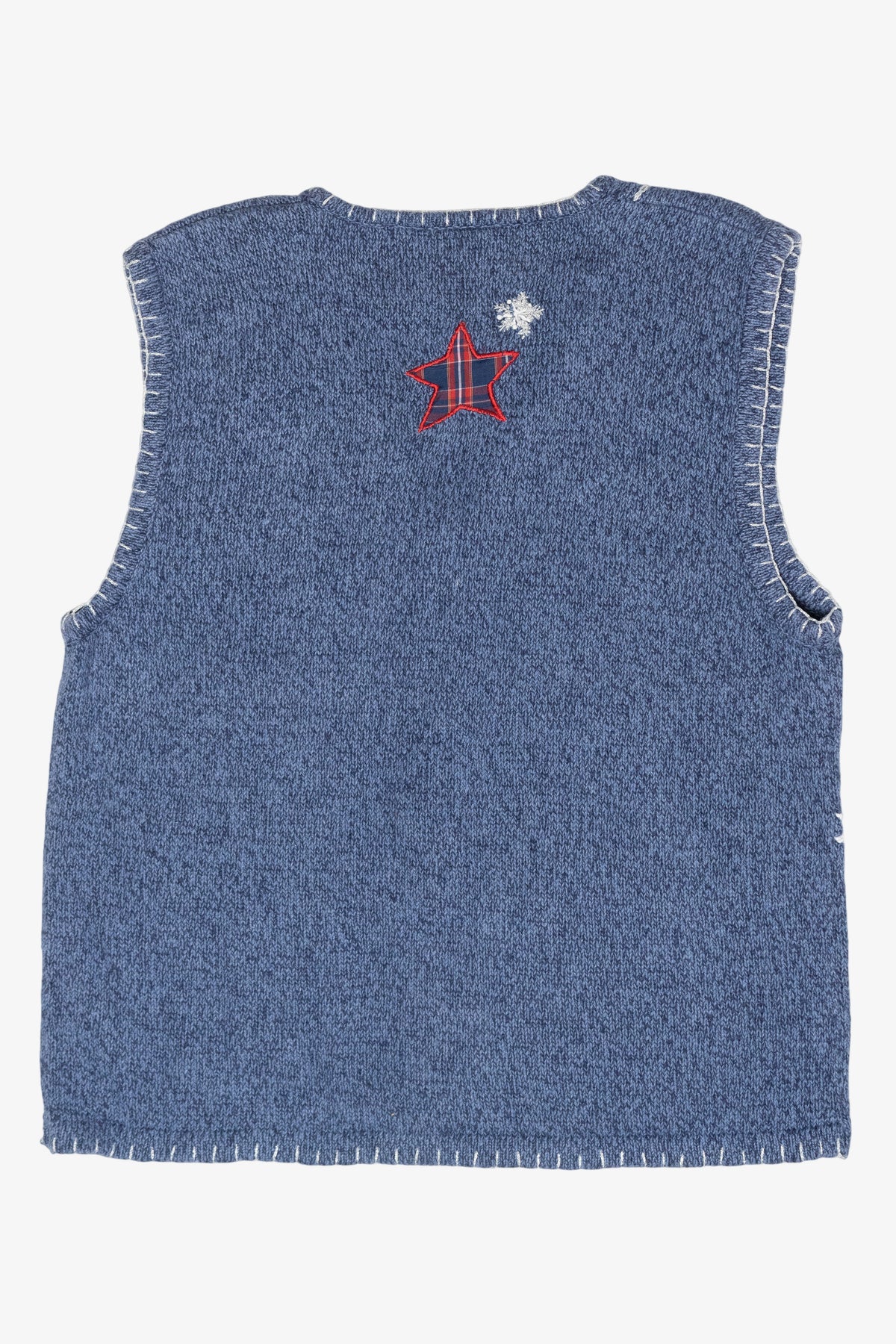 Patriotic Mittens Vintage Ugly Christmas Sweater Vest (2000s)
