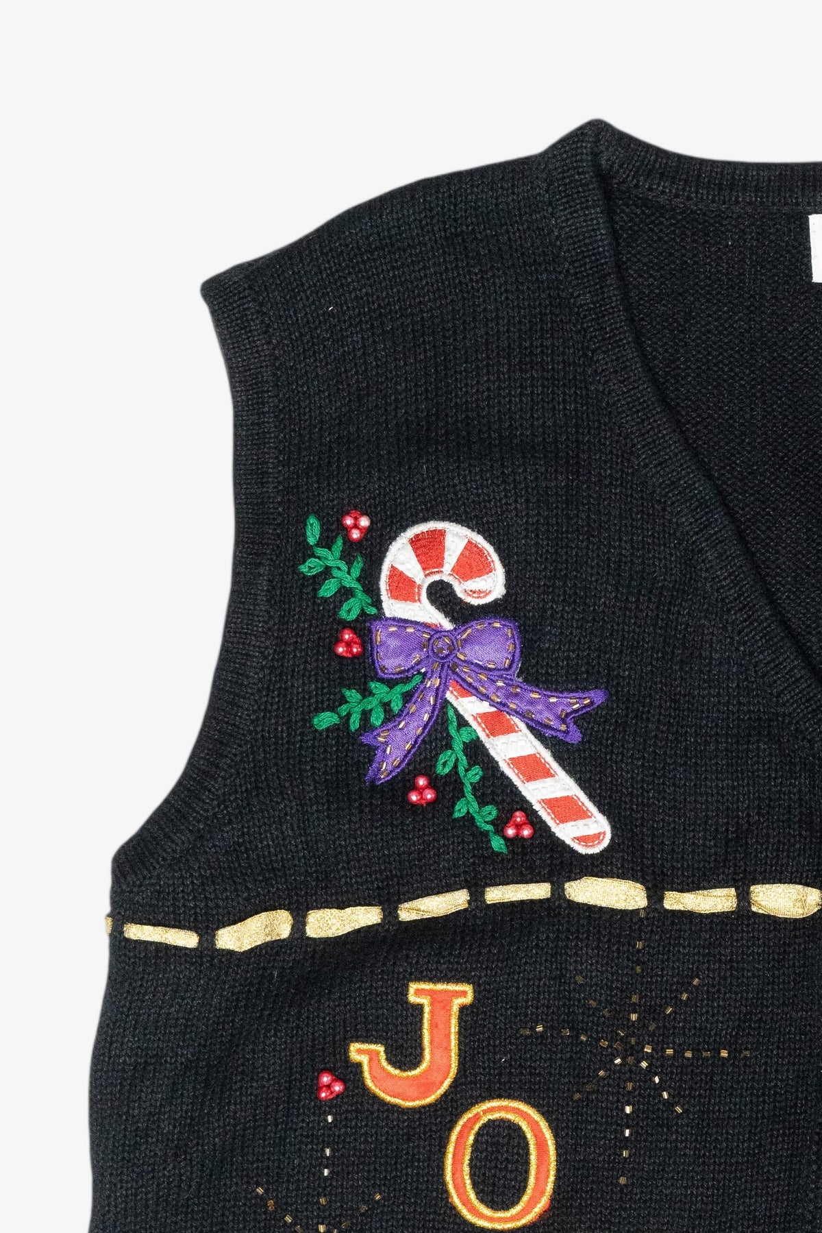 Peace & Joy Vintage Ugly Christmas Sweater Vest (2000s)